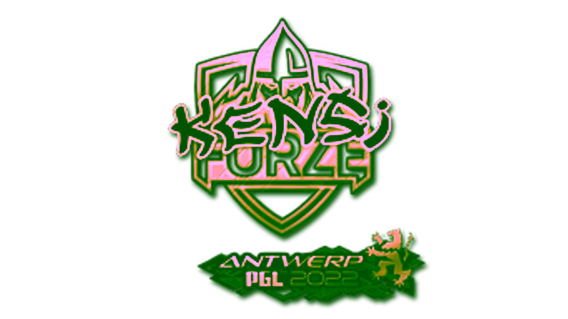 Display for Sticker | KENSi (Gold) | Antwerp 2022