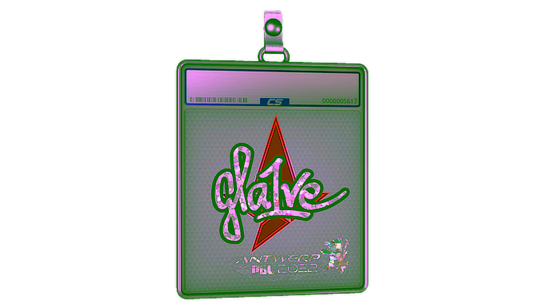 Display for Sticker Slab | gla1ve (Glitter) | Antwerp 2022