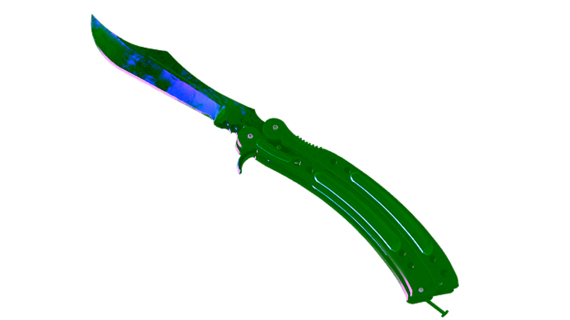 Rodyti ★ StatTrak™ Butterfly Knife | Doppler Sapphire (Factory New)