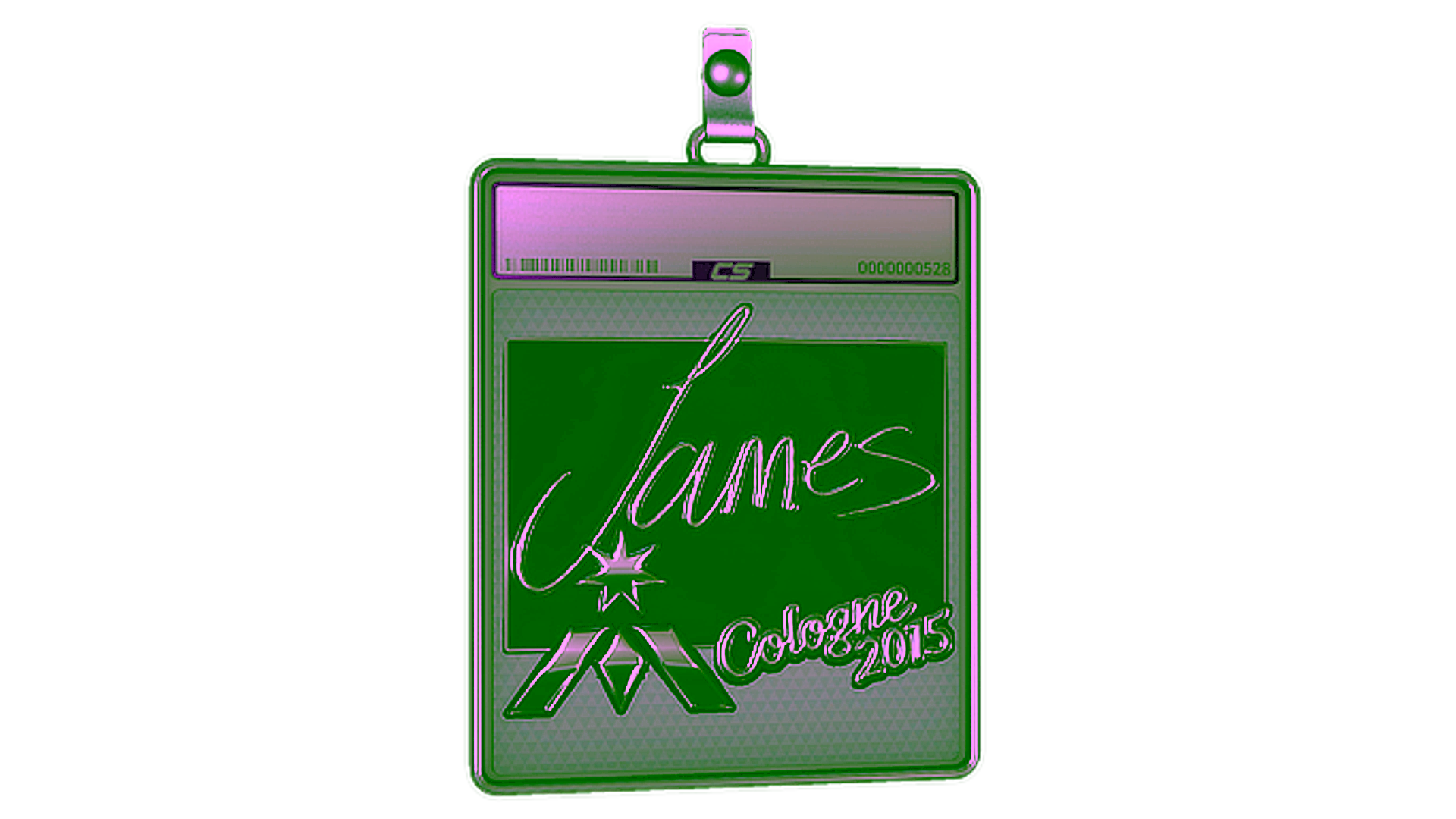 Display for Sticker Slab | James (Foil) | Cologne 2015