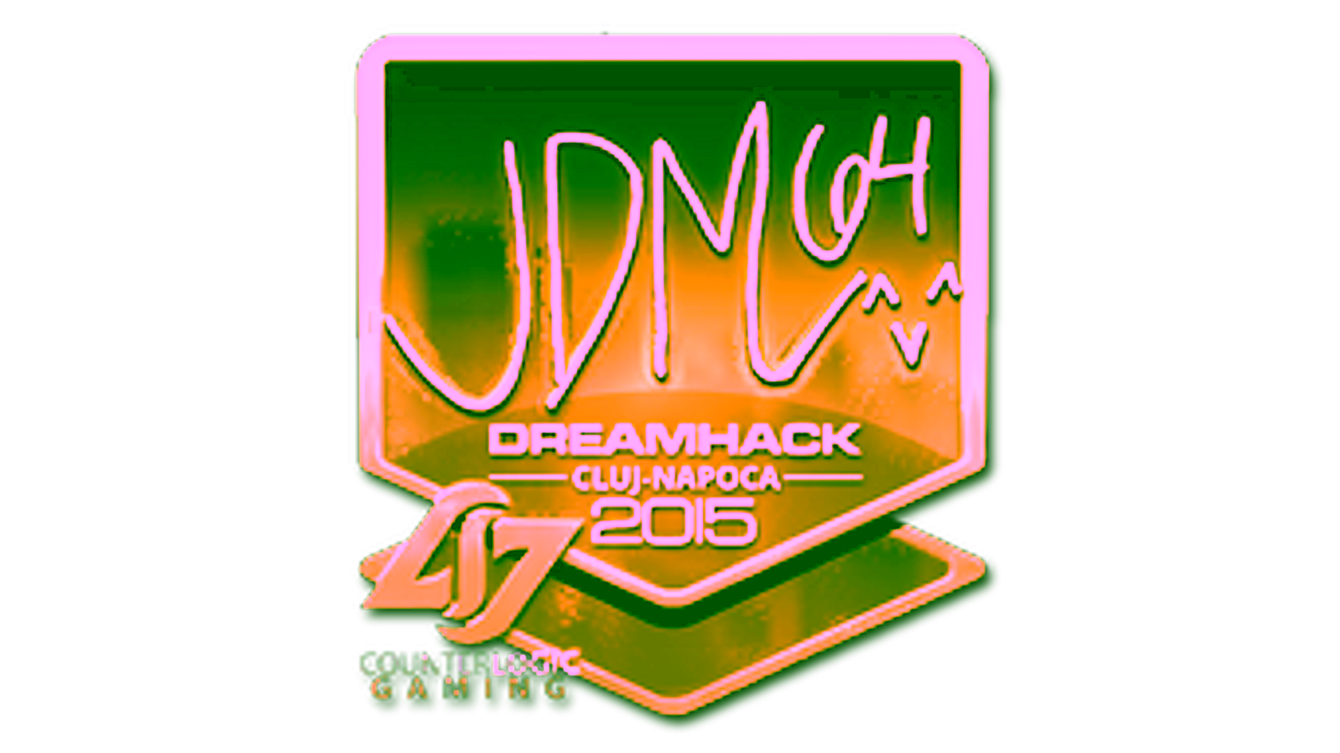 Rodyti Sticker | jdm64 (Gold) | Cluj-Napoca 2015