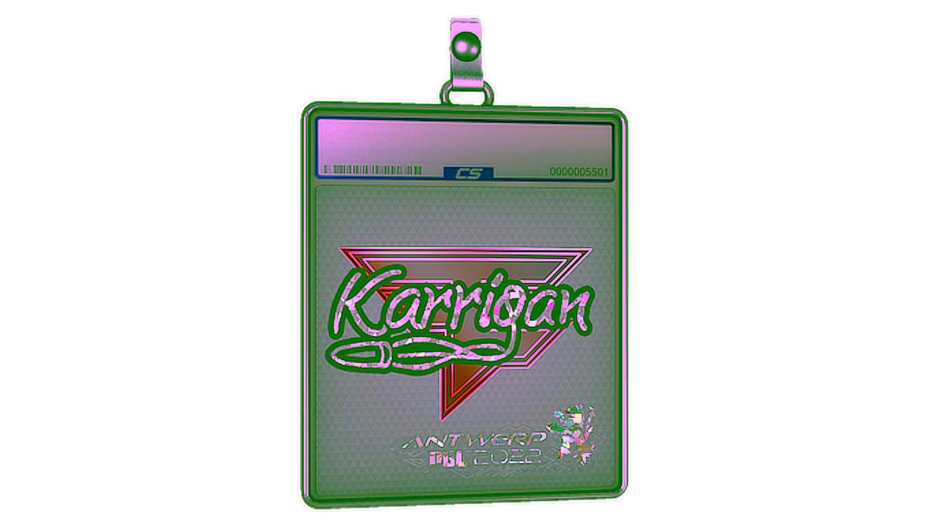 Display for Sticker Slab | karrigan (Glitter) | Antwerp 2022