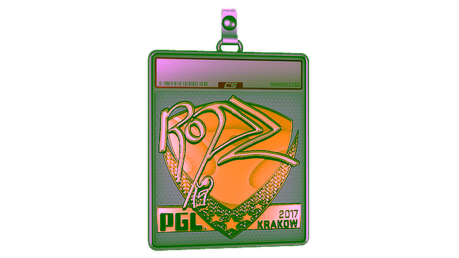 Anzeige für Sticker Slab | ropz (Gold) | Krakow 2017