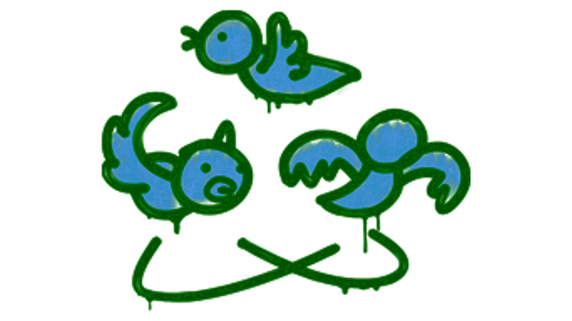 Affichage pour Sealed Graffiti | Dizzy (Monarch Blue)