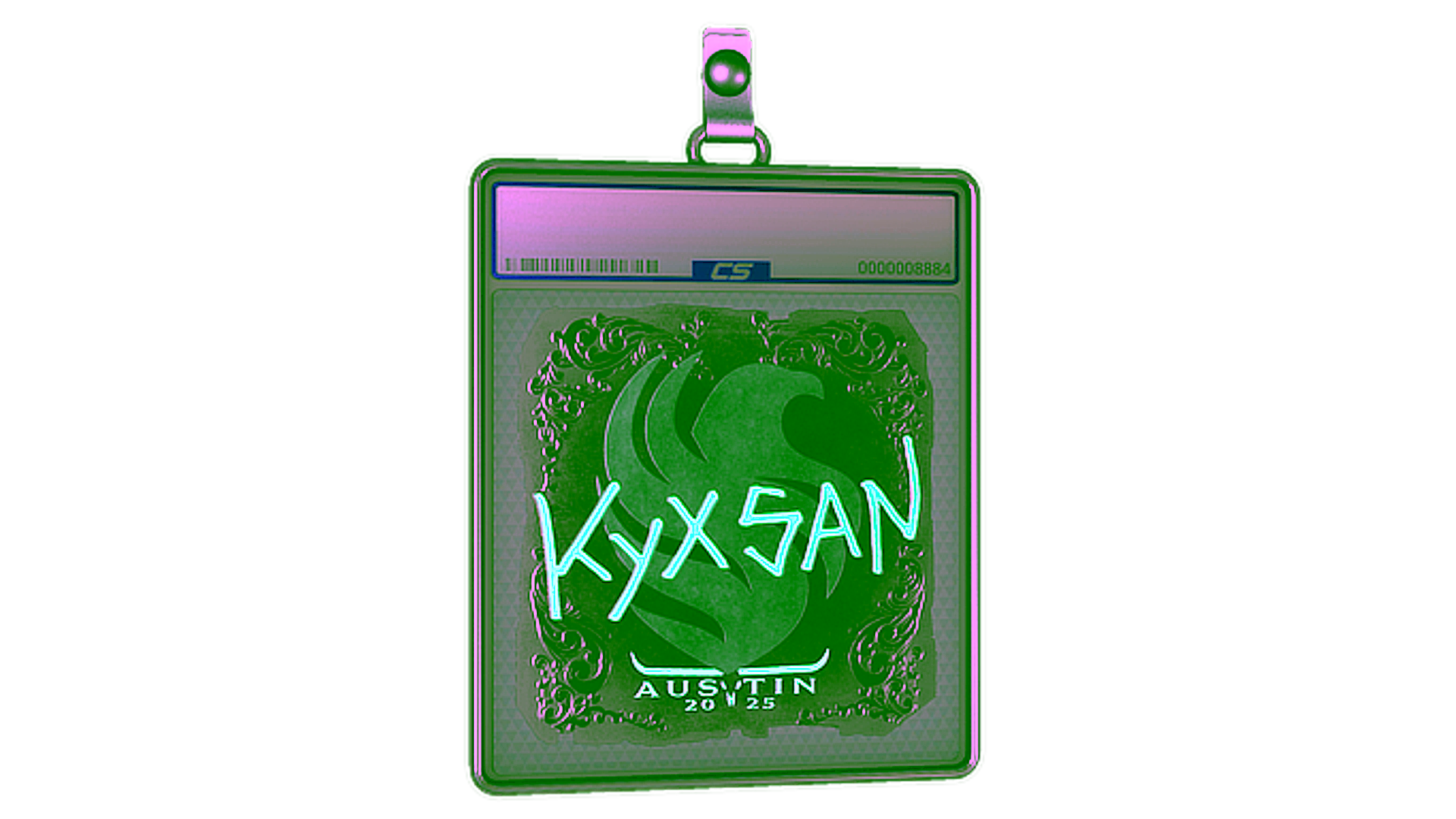 Display for Sticker Slab | kyxsan (Foil) | Austin 2025