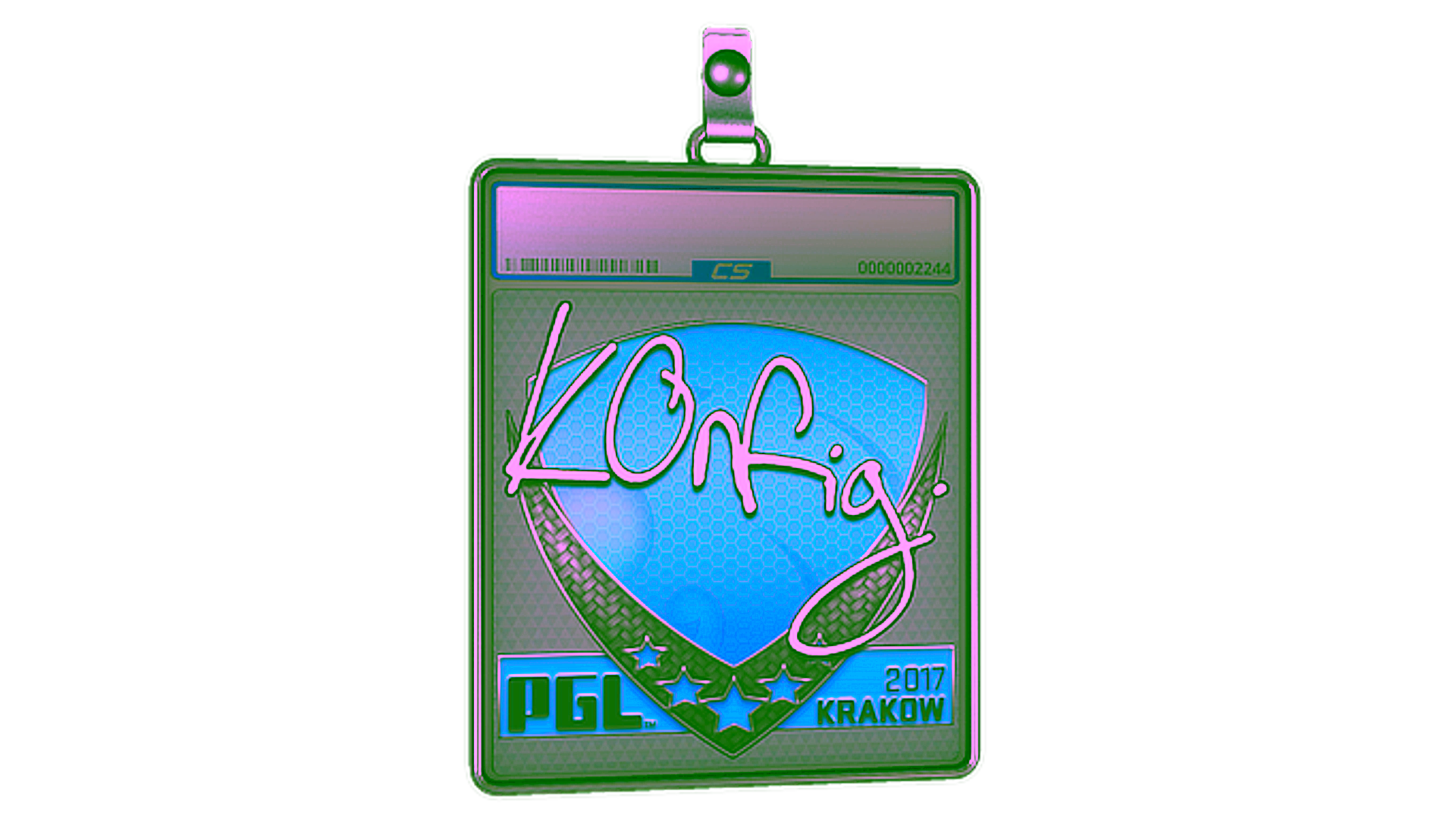 Display for Sticker Slab | k0nfig | Krakow 2017