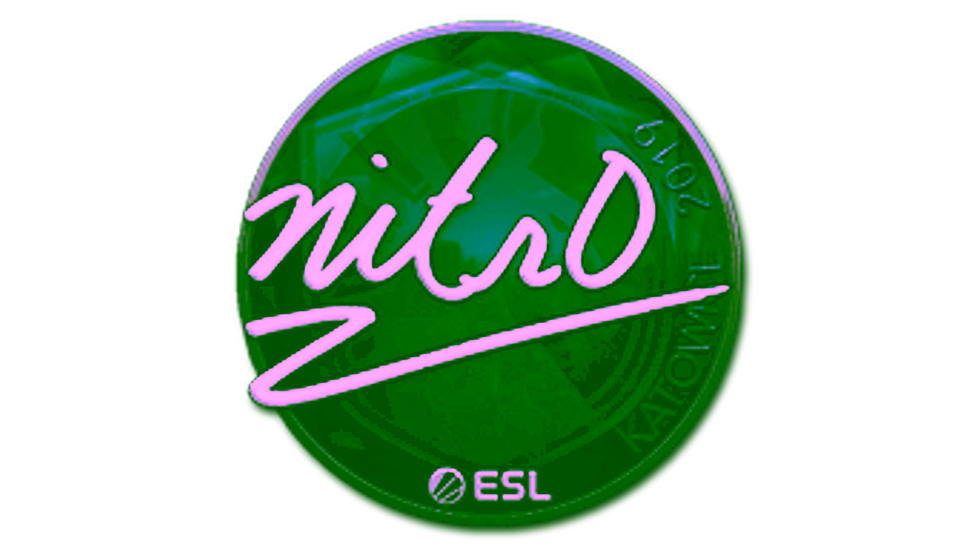 Display for Sticker | nitr0 (Foil) | Katowice 2019
