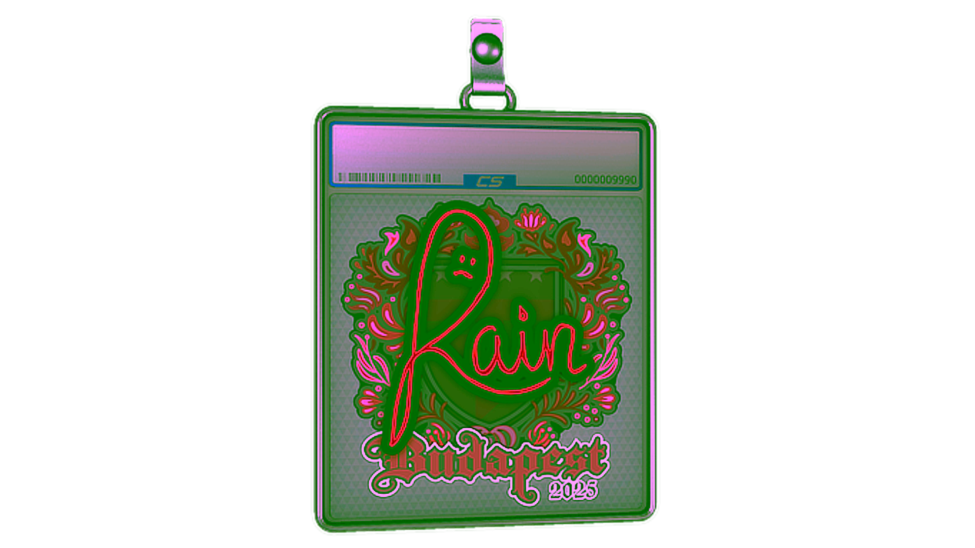 Display for Sticker Slab | rain | Budapest 2025