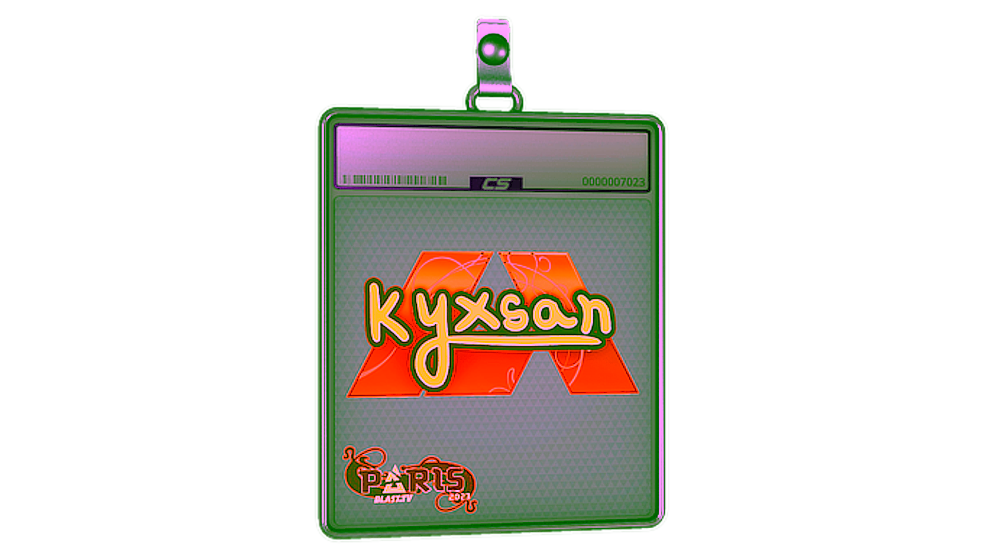 Sticker Slab | kyxsan (Holo) | Paris 2023 için görüntü