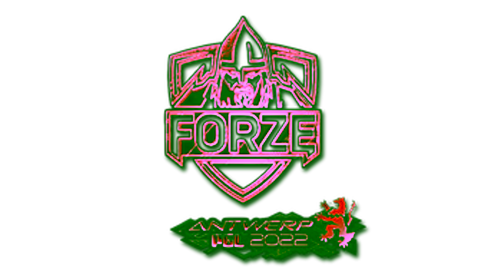 Display for Sticker | forZe eSports (Holo) | Antwerp 2022