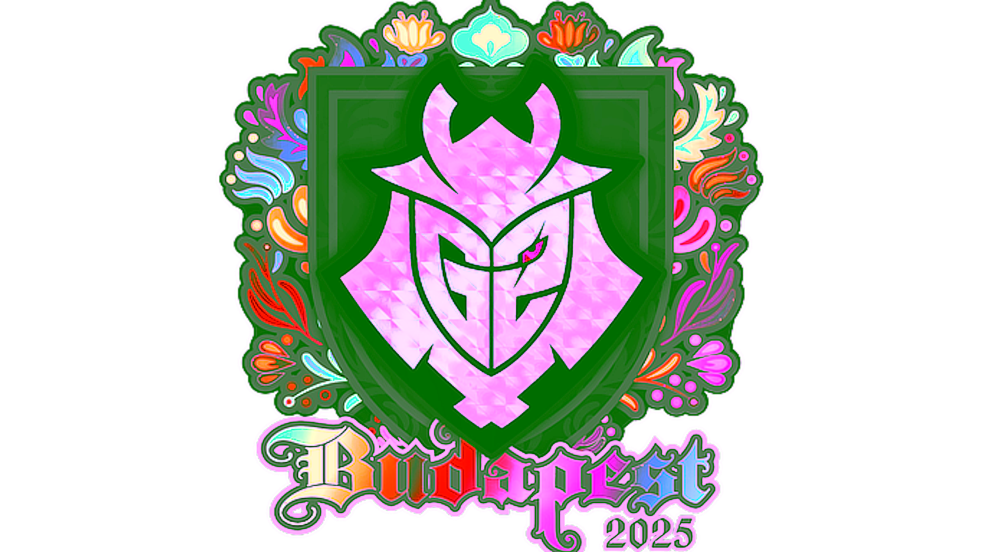 Display for Sticker | G2 esports (Holo) | Budapest 2025