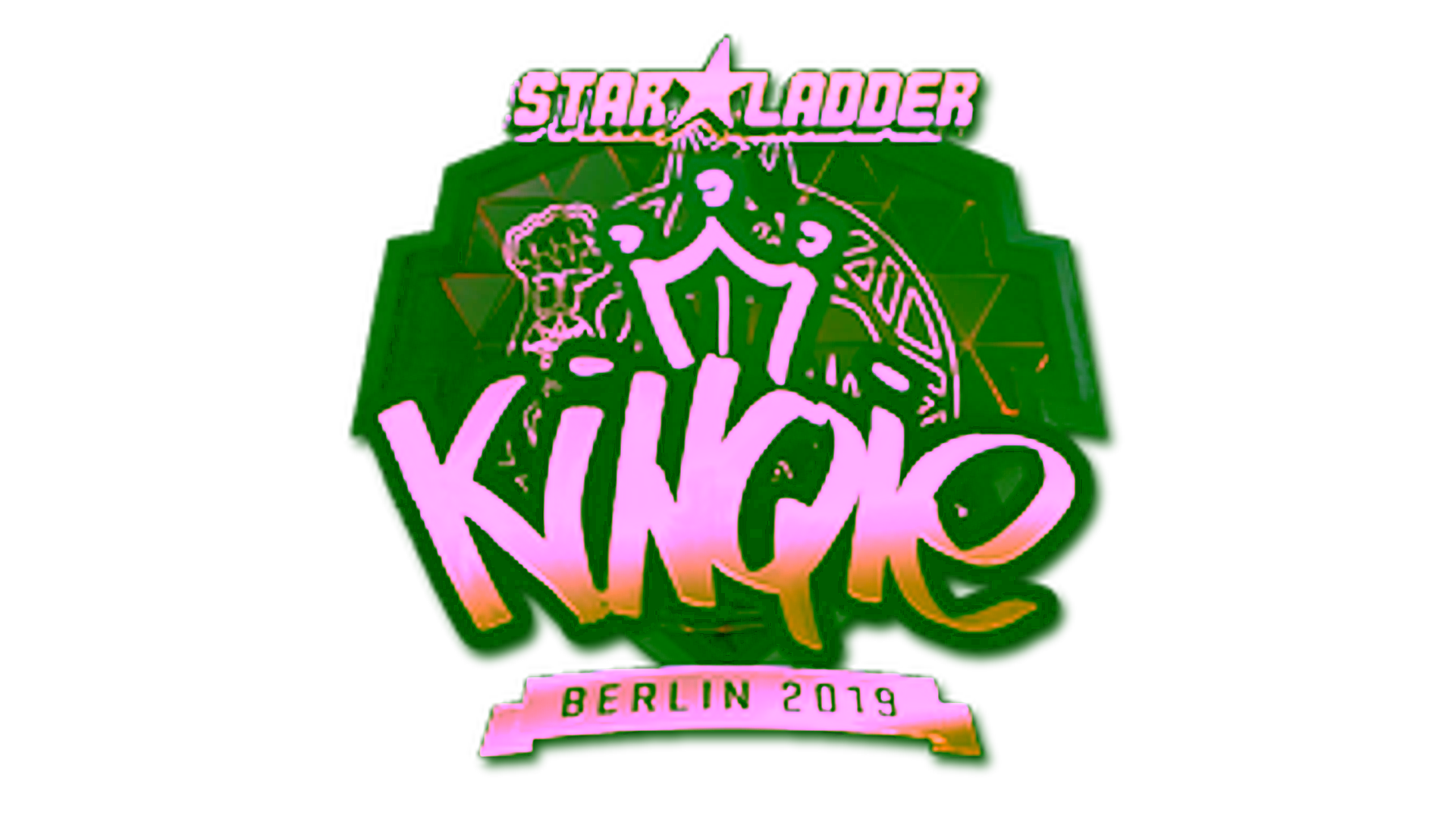 Display for Sticker | kinqie (Gold) | Berlin 2019