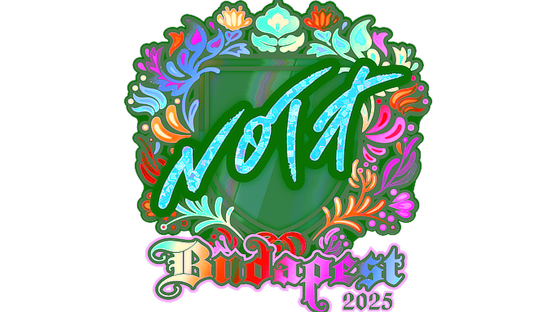 عرض لـ Sticker | nota (Holo) | Budapest 2025