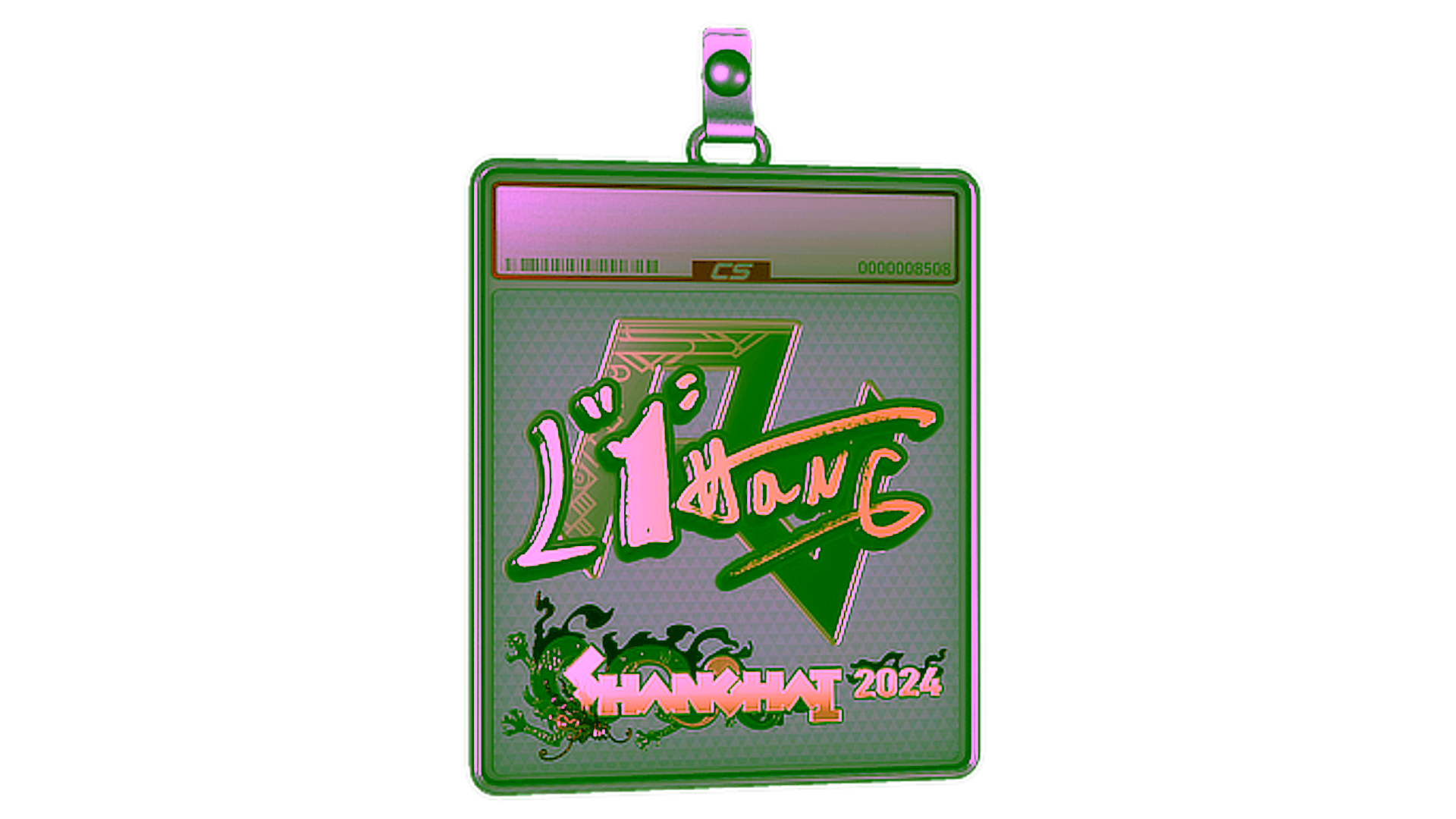 Anzeige für Sticker Slab | L1haNg (Gold) | Shanghai 2024