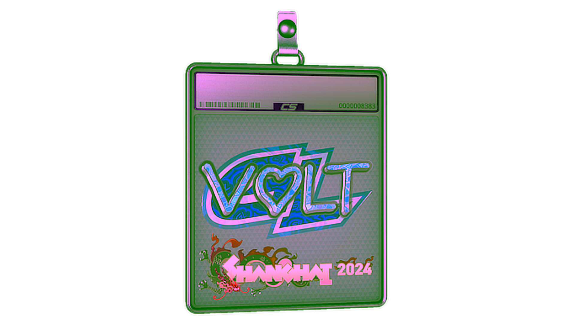 Sticker Slab | volt (Holo) | Shanghai 2024 için görüntü