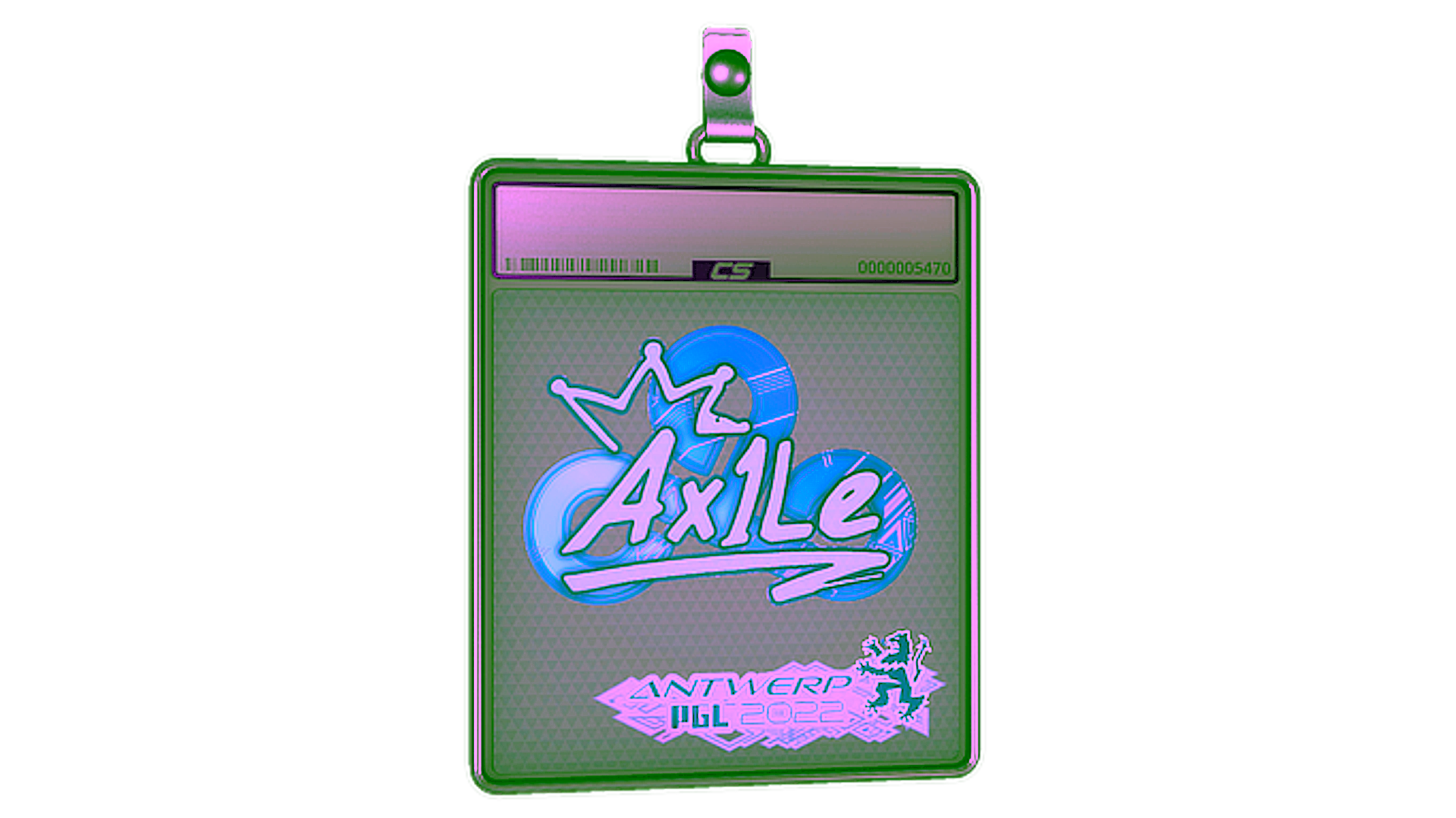 عرض لـ Sticker Slab | Ax1Le (Holo) | Antwerp 2022