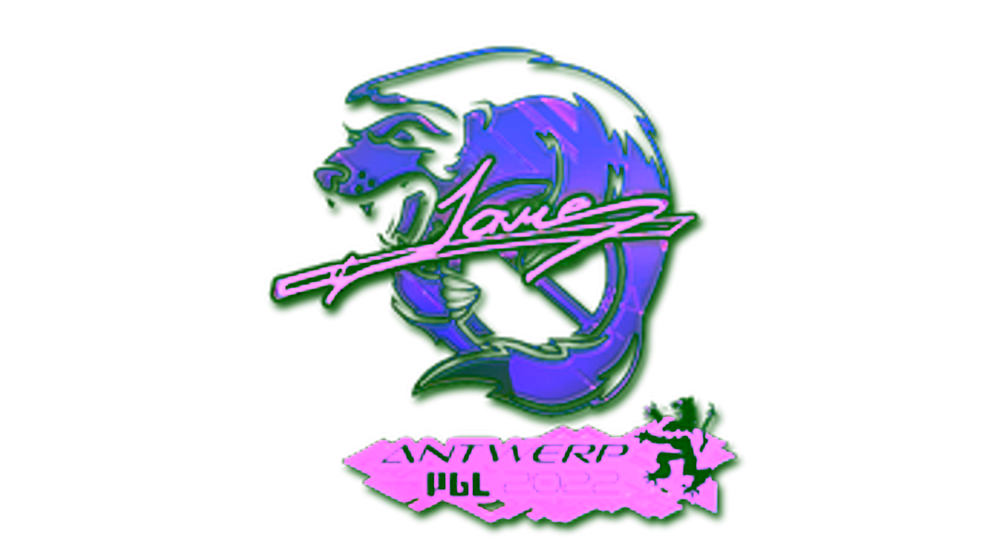 Wyświetl dla Sticker | Jame (Holo) | Antwerp 2022