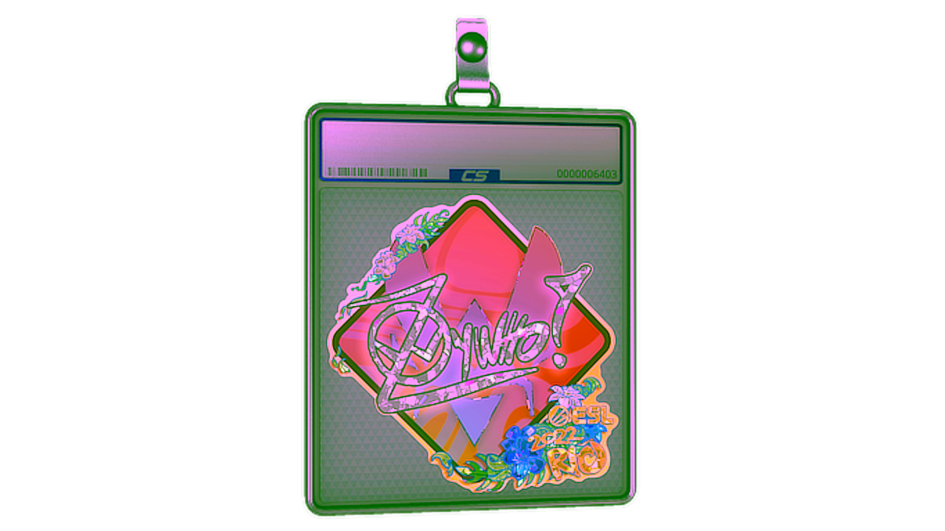 Visar för Sticker Slab | ZywOo (Glitter) | Rio 2022