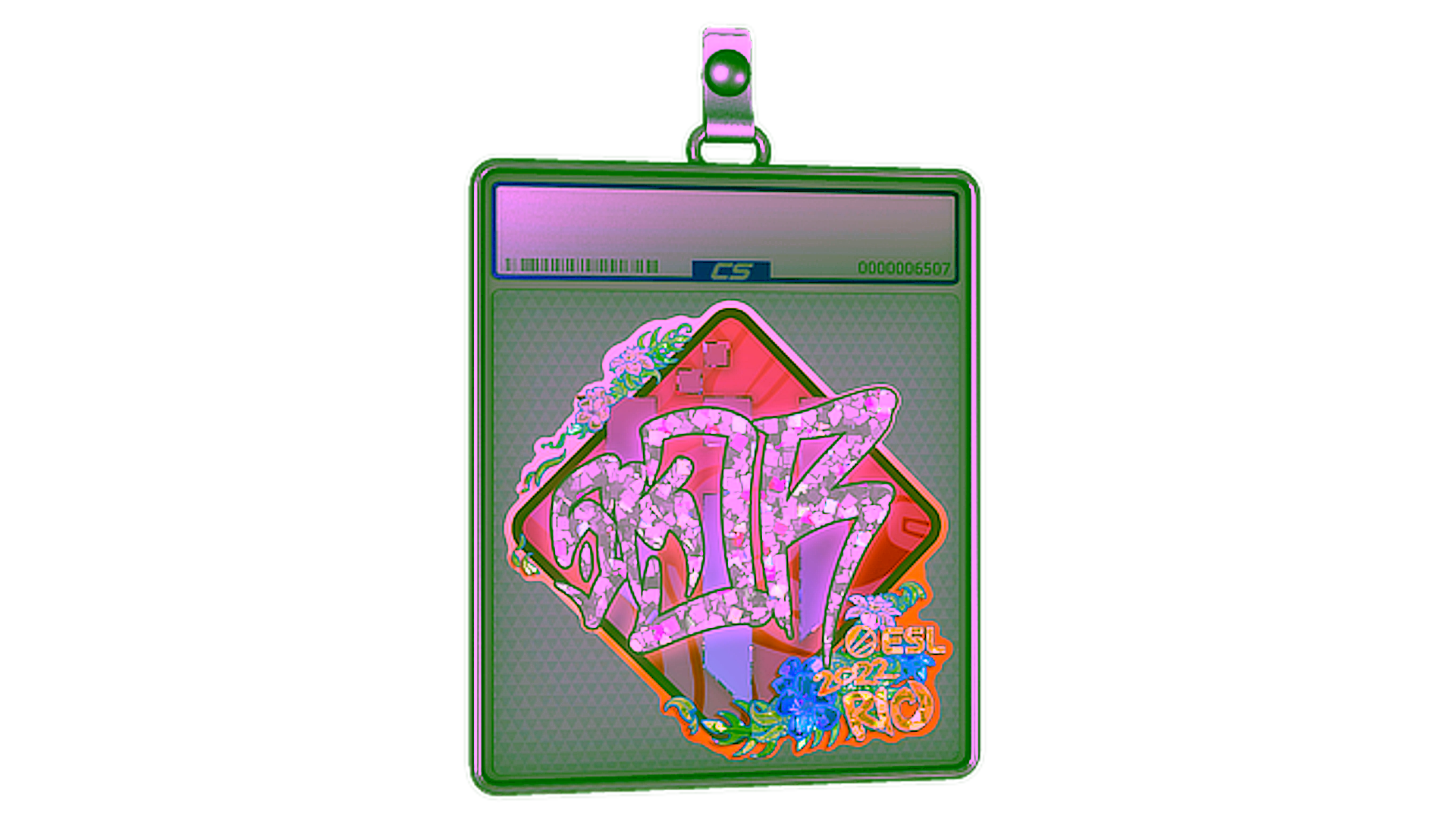 Display for Sticker Slab | sk0R (Glitter) | Rio 2022