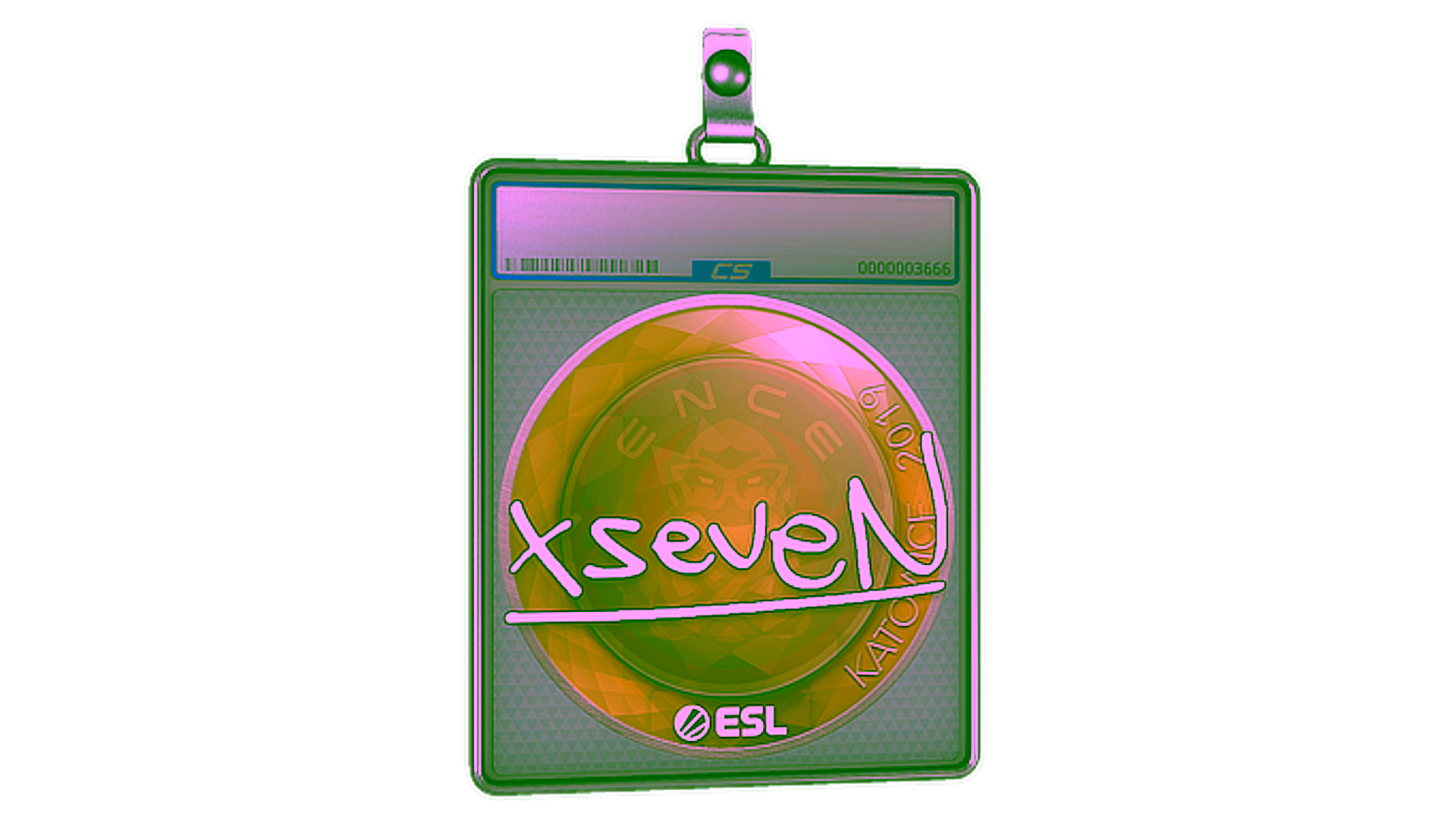 Exibição para Sticker Slab | xseveN | Katowice 2019