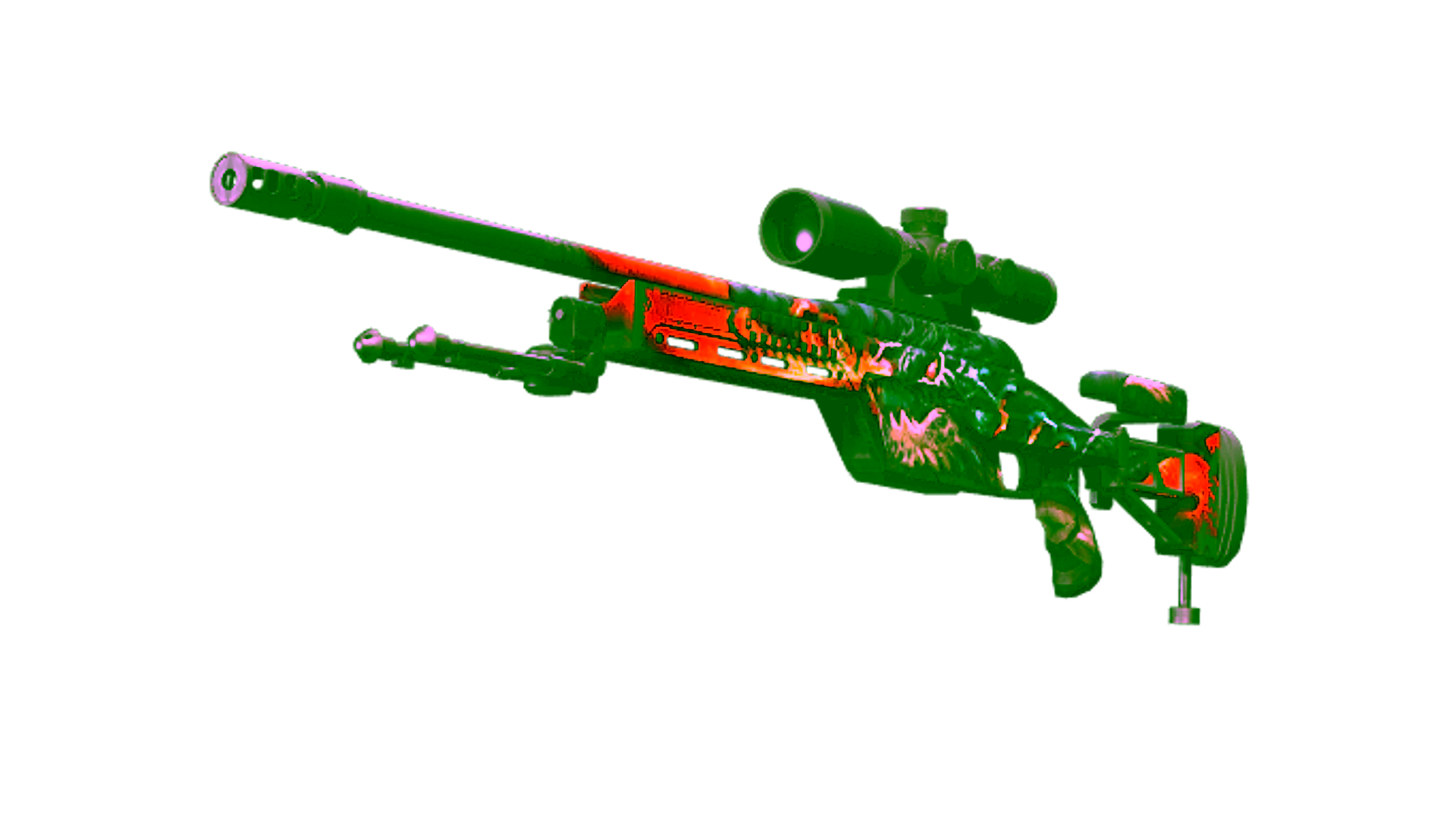 Display for SSG 08 | Dragonfire (Well-Worn)