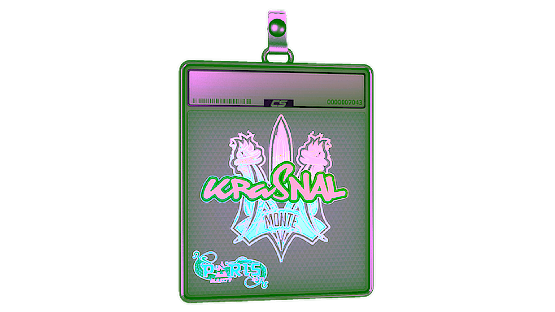 Visar för Sticker Slab | kRaSnaL (Holo) | Paris 2023