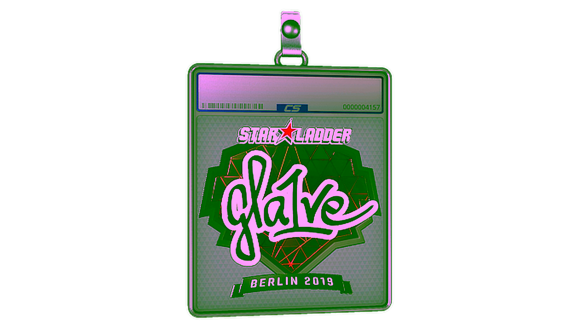 Sticker Slab | gla1ve (Foil) | Berlin 2019 için görüntü