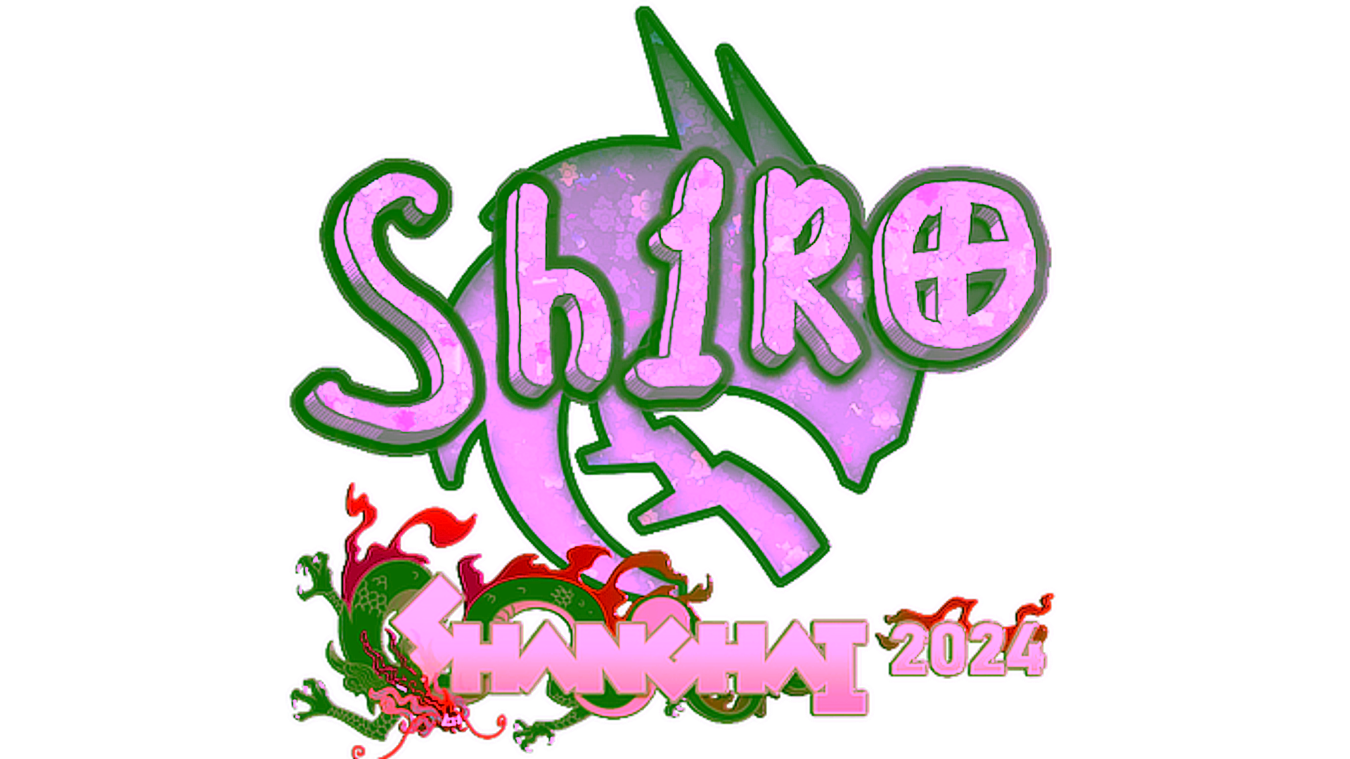 Display for Sticker | sh1ro (Glitter) | Shanghai 2024