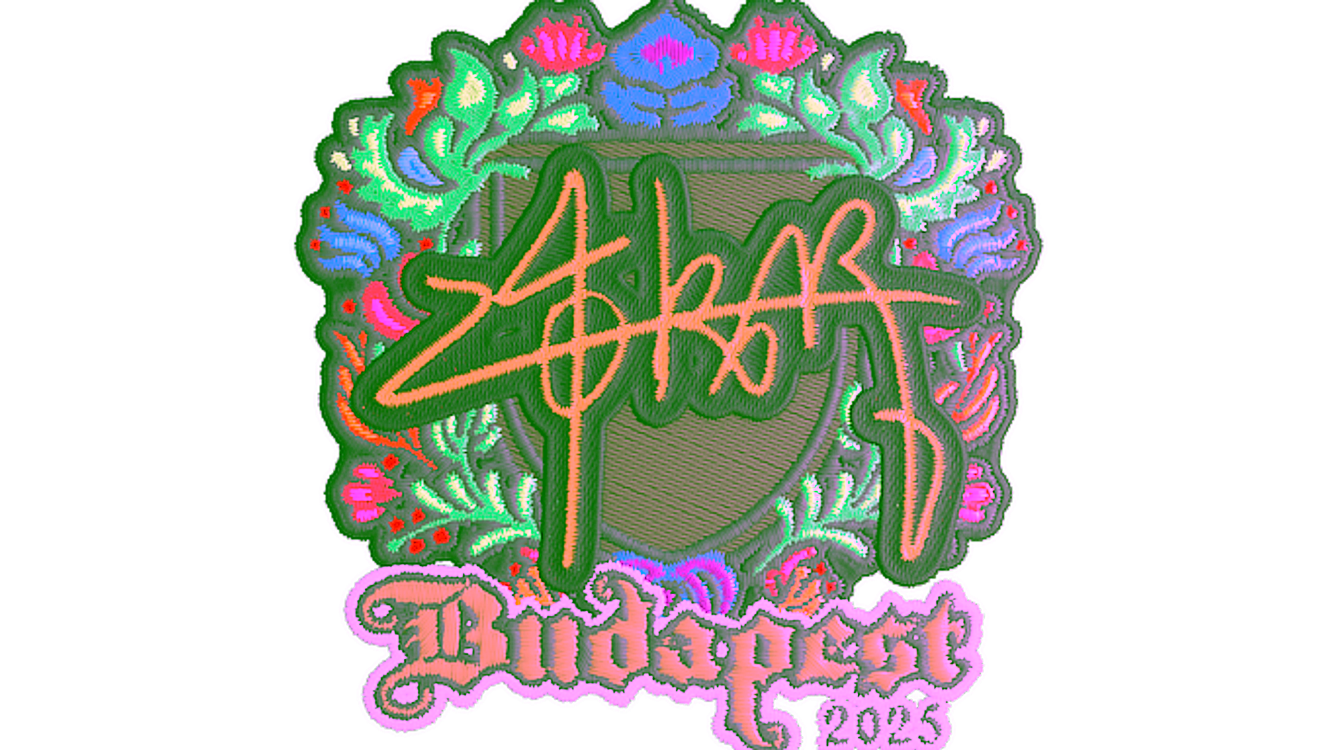 Display for Sticker | z4KR (Embroidered) | Budapest 2025