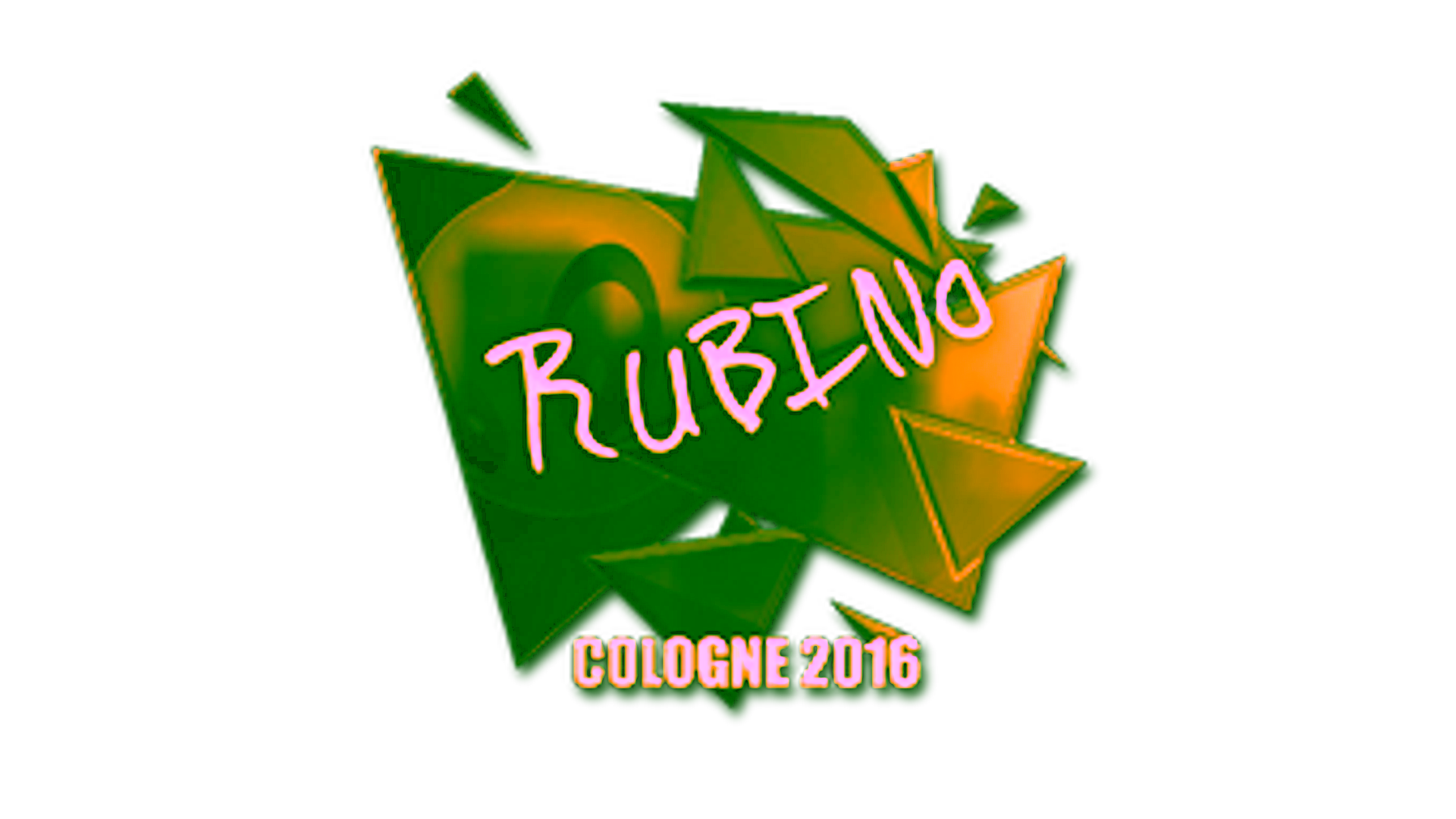 Visar för Sticker | RUBINO (Gold) | Cologne 2016