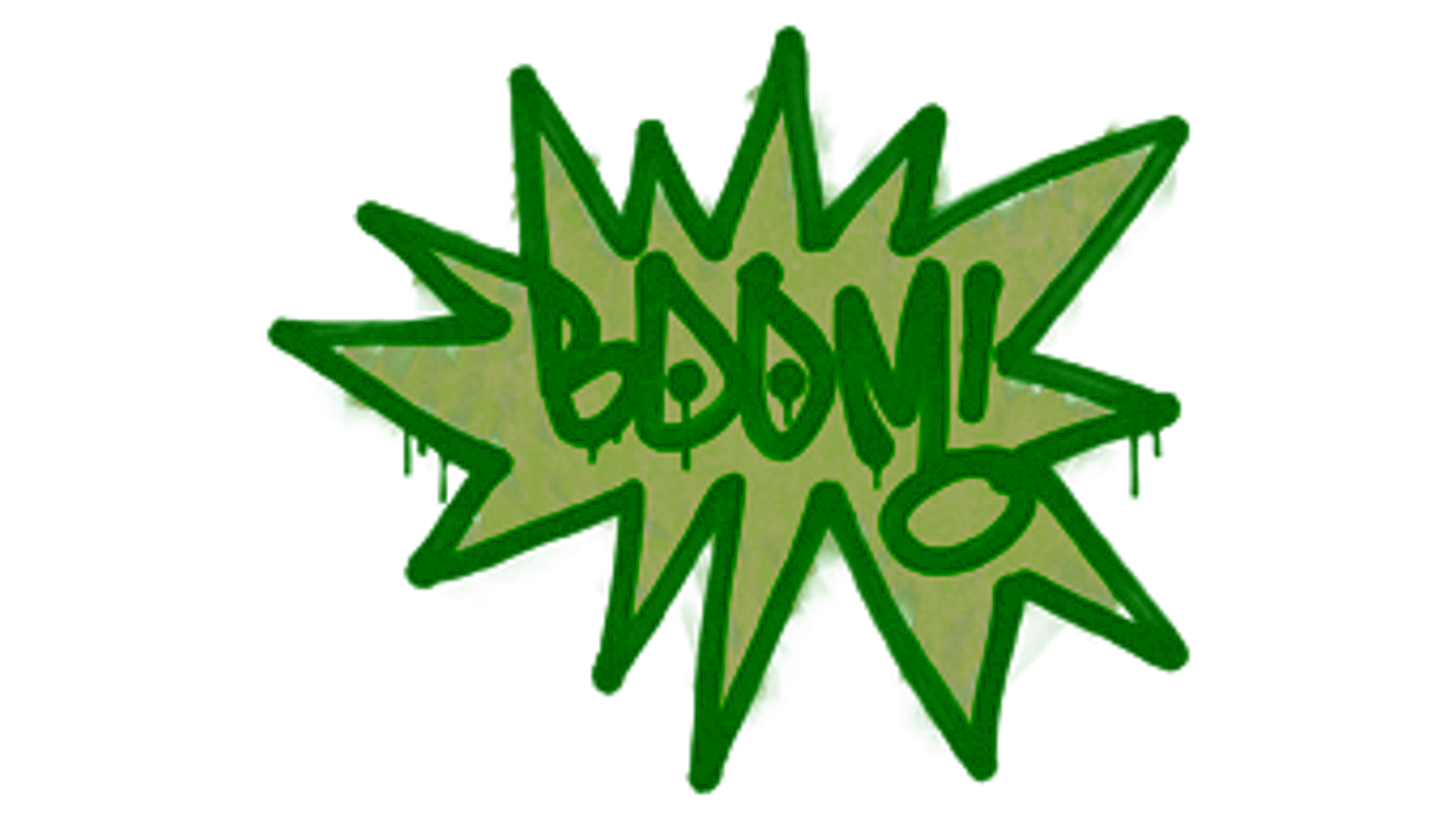 Display for Sealed Graffiti | BOOM (Battle Green)