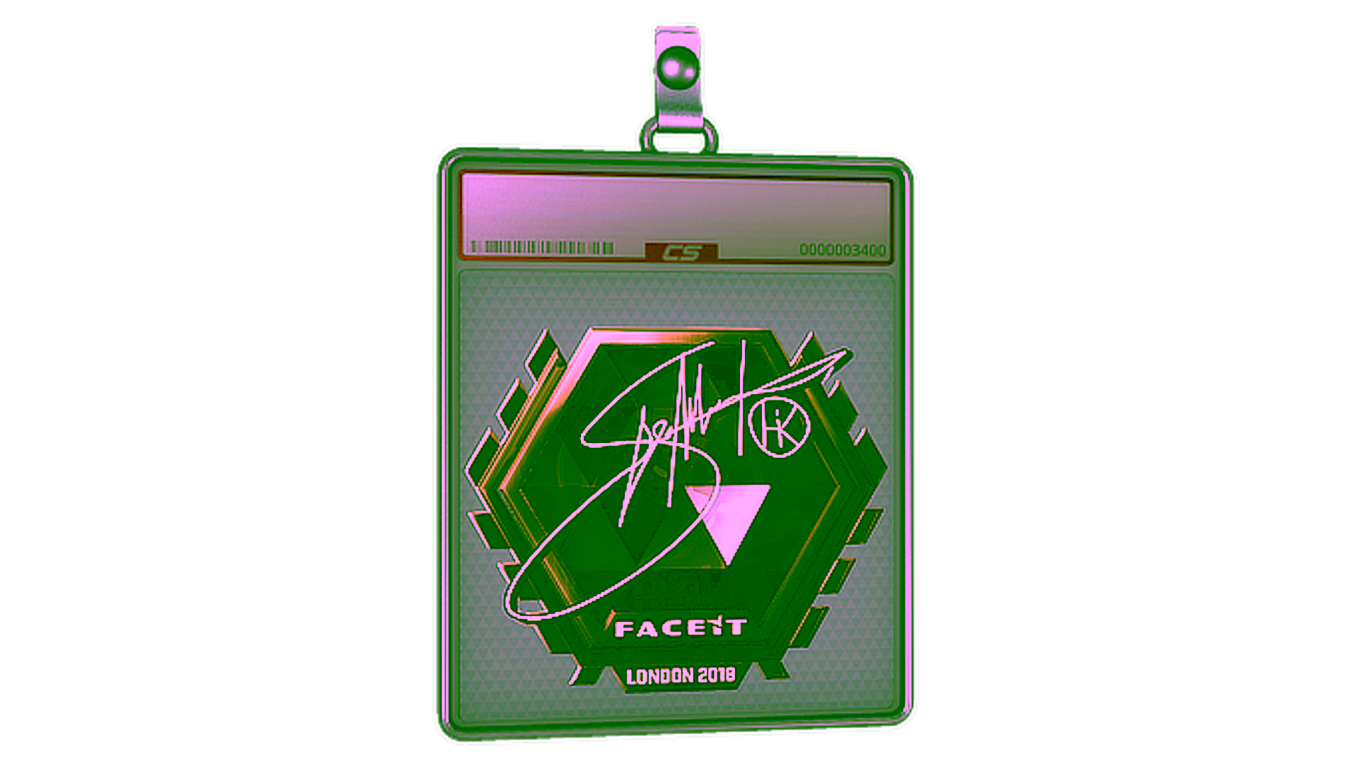 Wyświetl dla Sticker Slab | Hiko (Gold) | London 2018