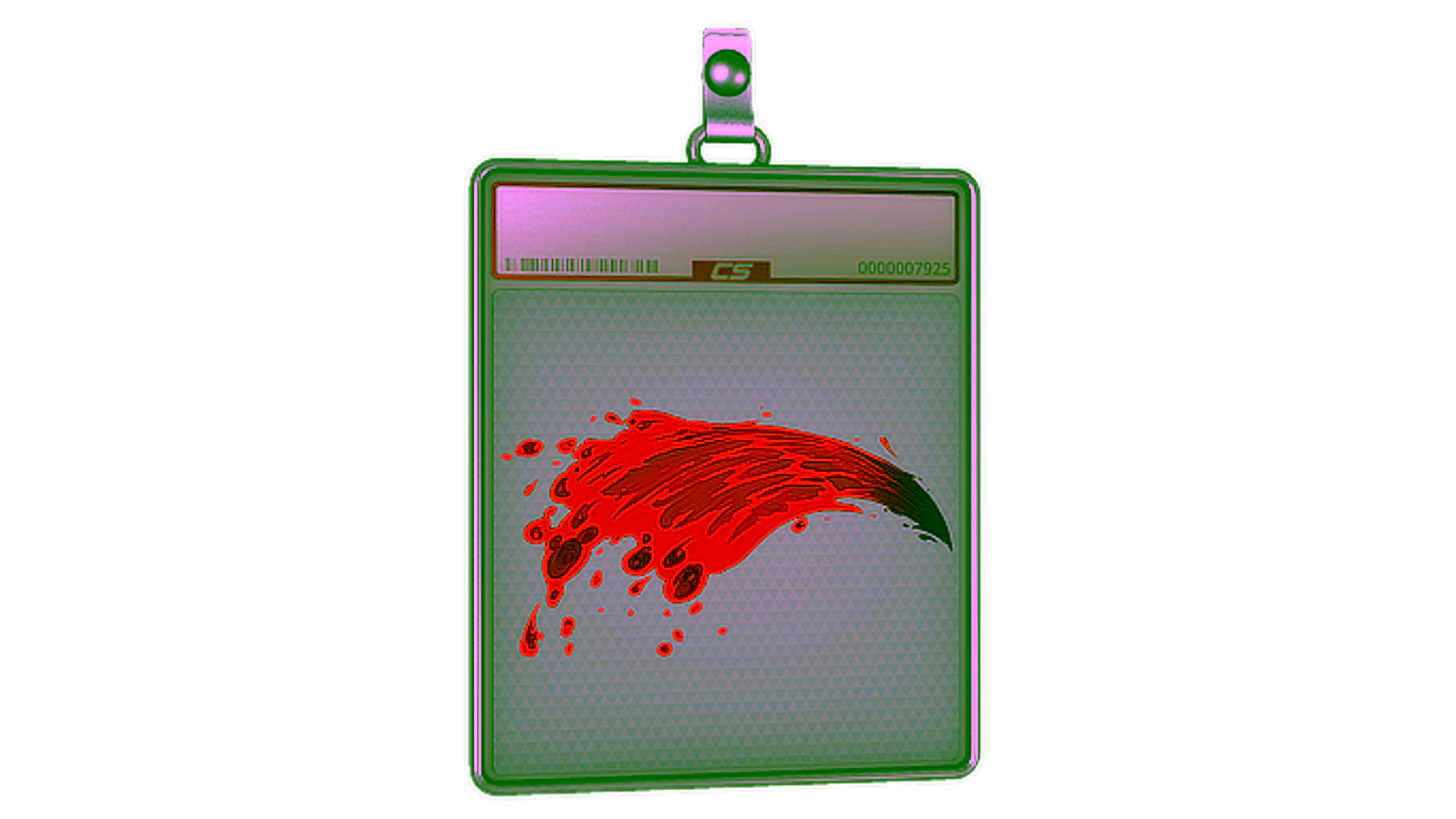 Display for Sticker Slab | Ruby Stream (Lenticular)