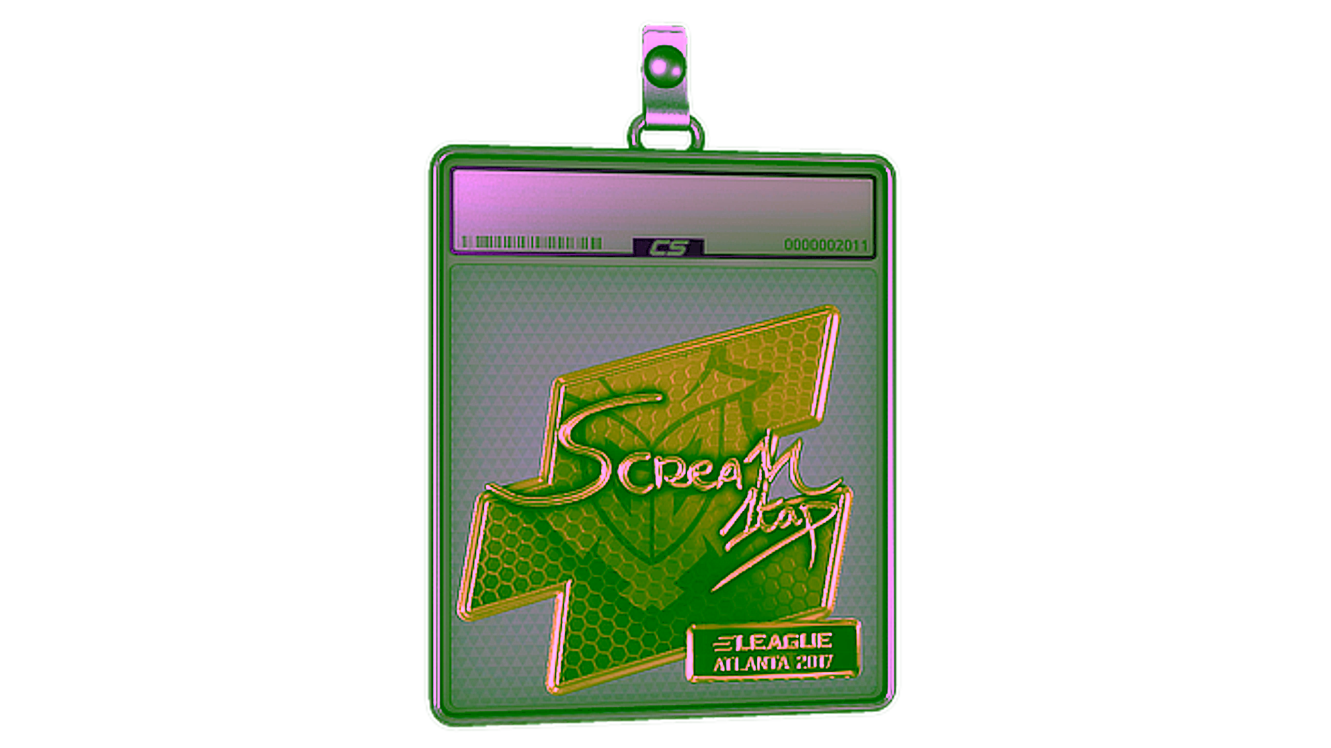 عرض لـ Sticker Slab | ScreaM (Gold) | Atlanta 2017