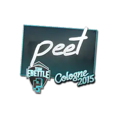 Sticker peet Cologne 2015