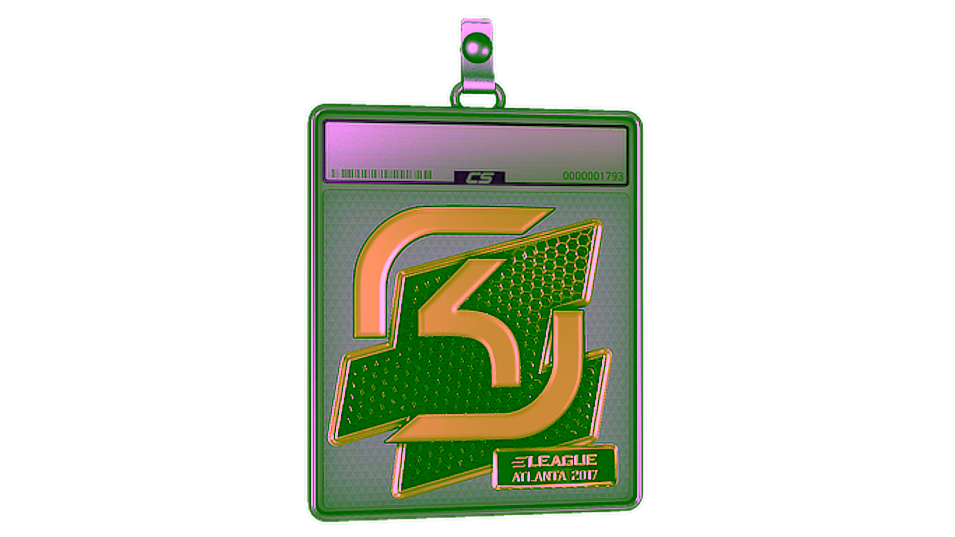 Display for Sticker Slab | SK Gaming (Gold) | Atlanta 2017