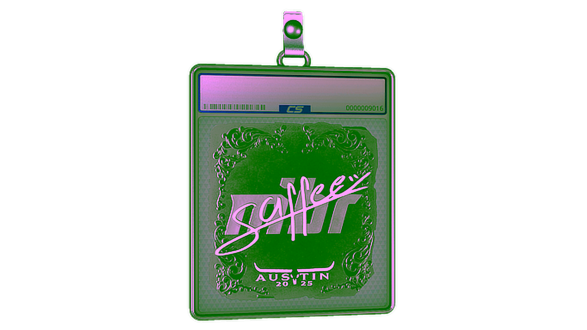Display for Sticker Slab | saffee (Foil) | Austin 2025