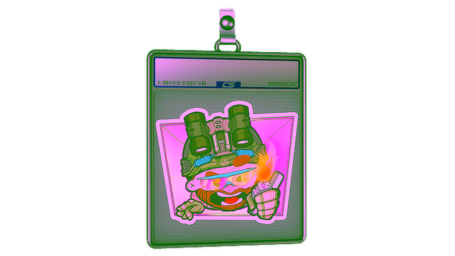 Display for Sticker Slab | Try Hard (Holo)