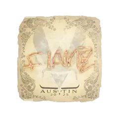 Sticker FlameZ Austin 2025