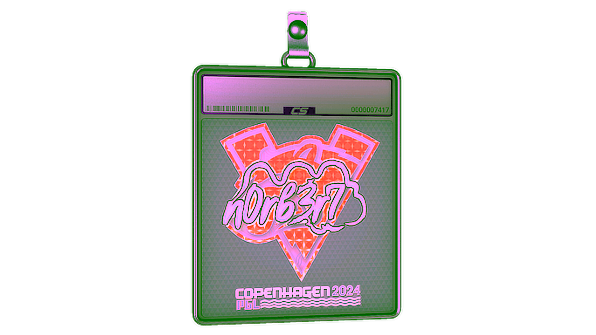 Wyświetl dla Sticker Slab | n0rb3r7 (Holo) | Copenhagen 2024