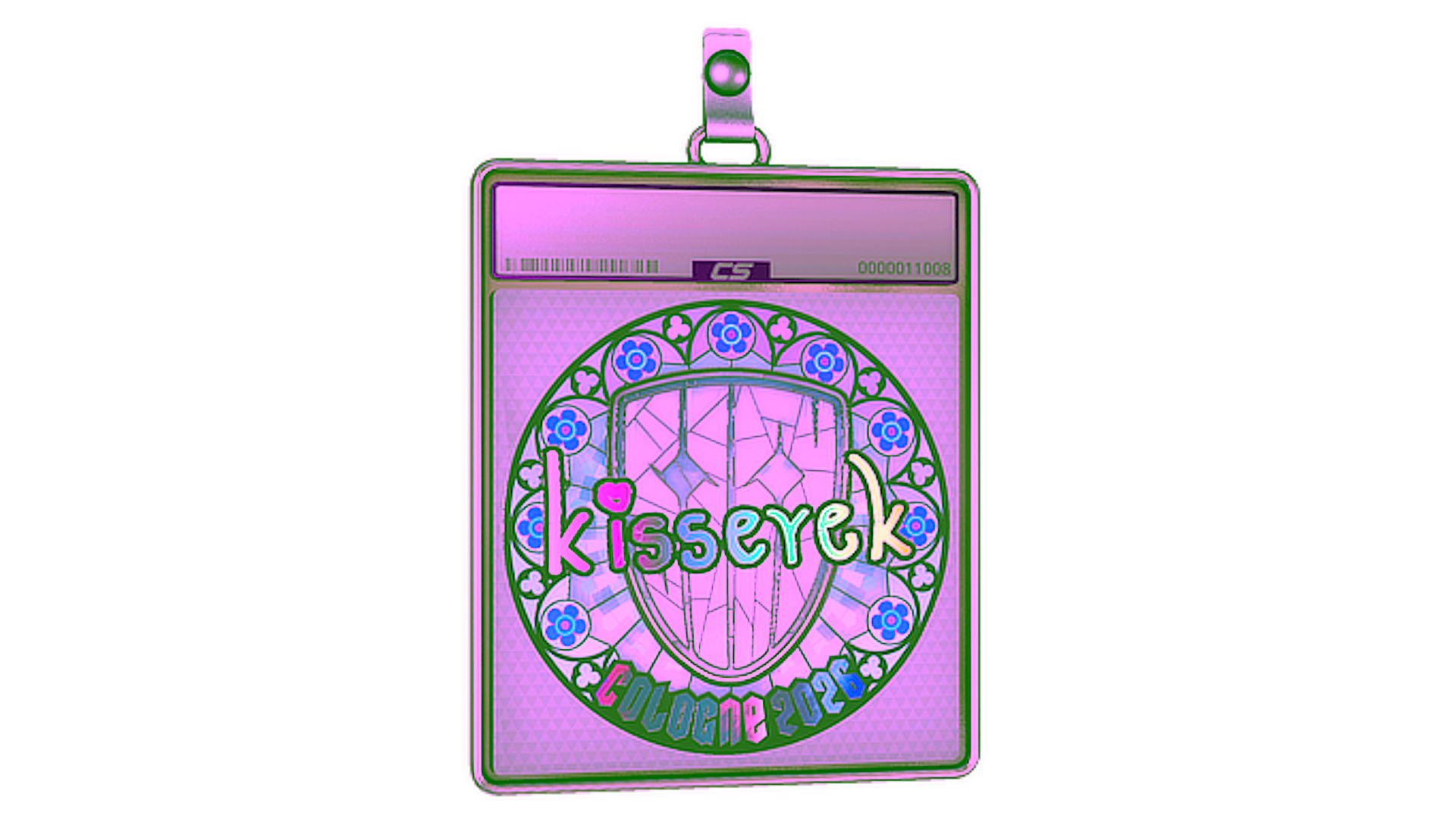 Дисплей для Sticker Slab | kisserek (Holo) | Cologne 2026