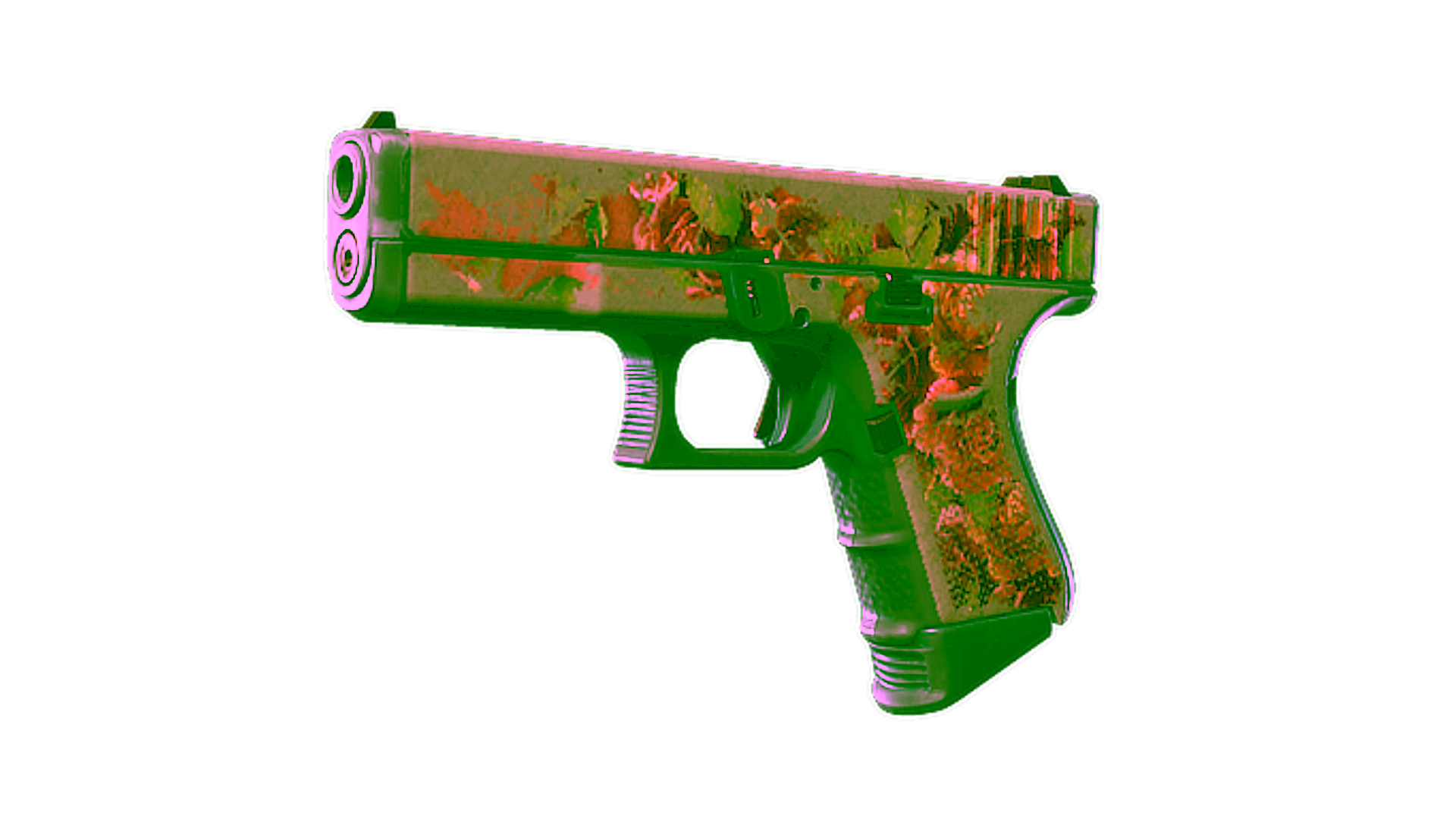 Display for Glock-18 | Coral Bloom (Battle-Scarred)