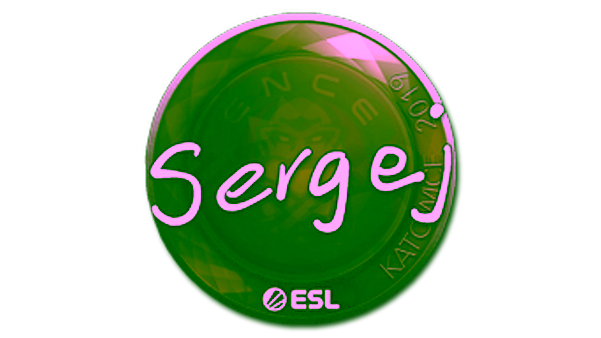 Mostrar para Sticker | sergej | Katowice 2019