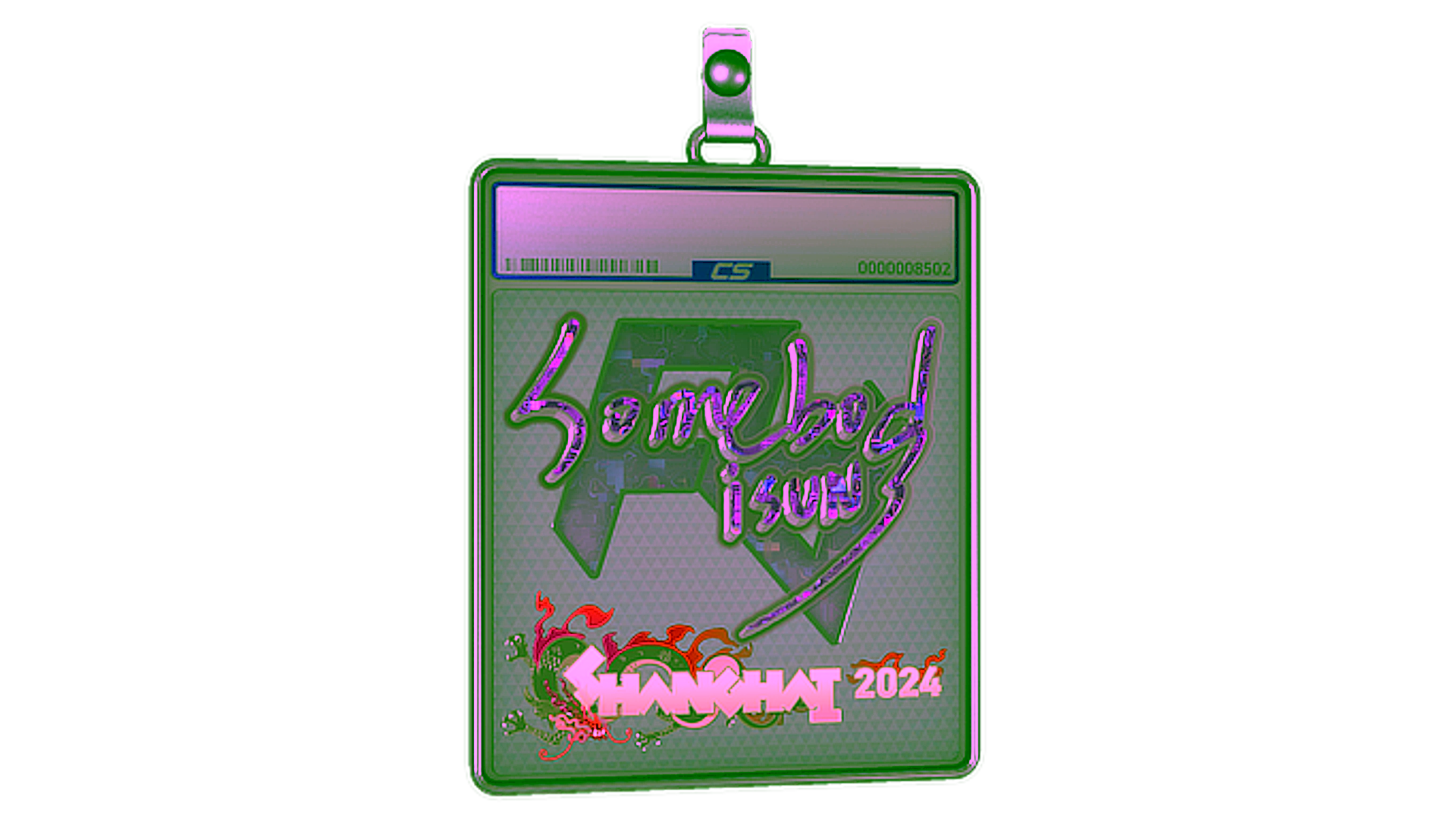 Дисплей для Sticker Slab | somebody (Glitter) | Shanghai 2024