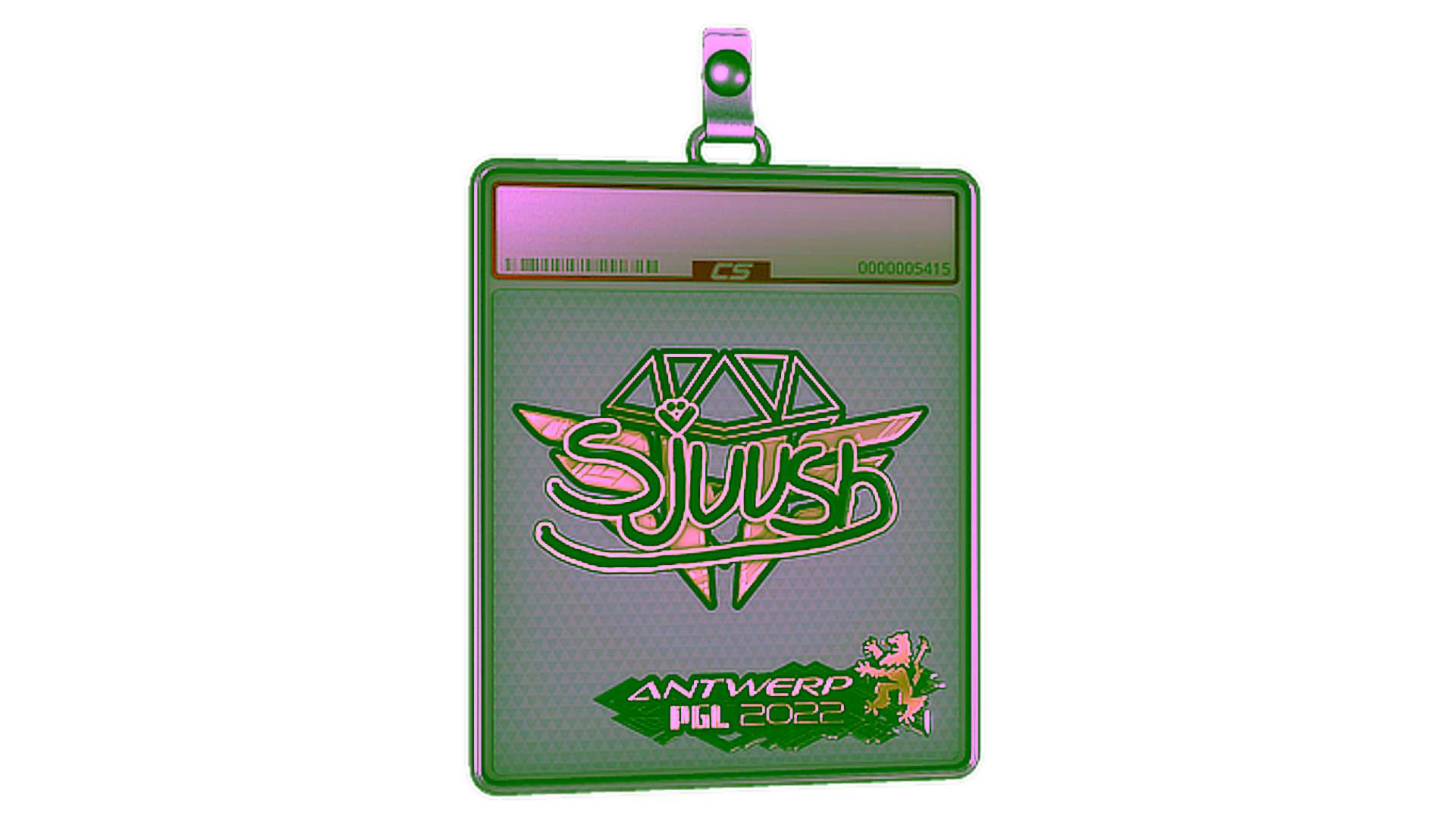 Display for Sticker Slab | sjuush (Gold) | Antwerp 2022