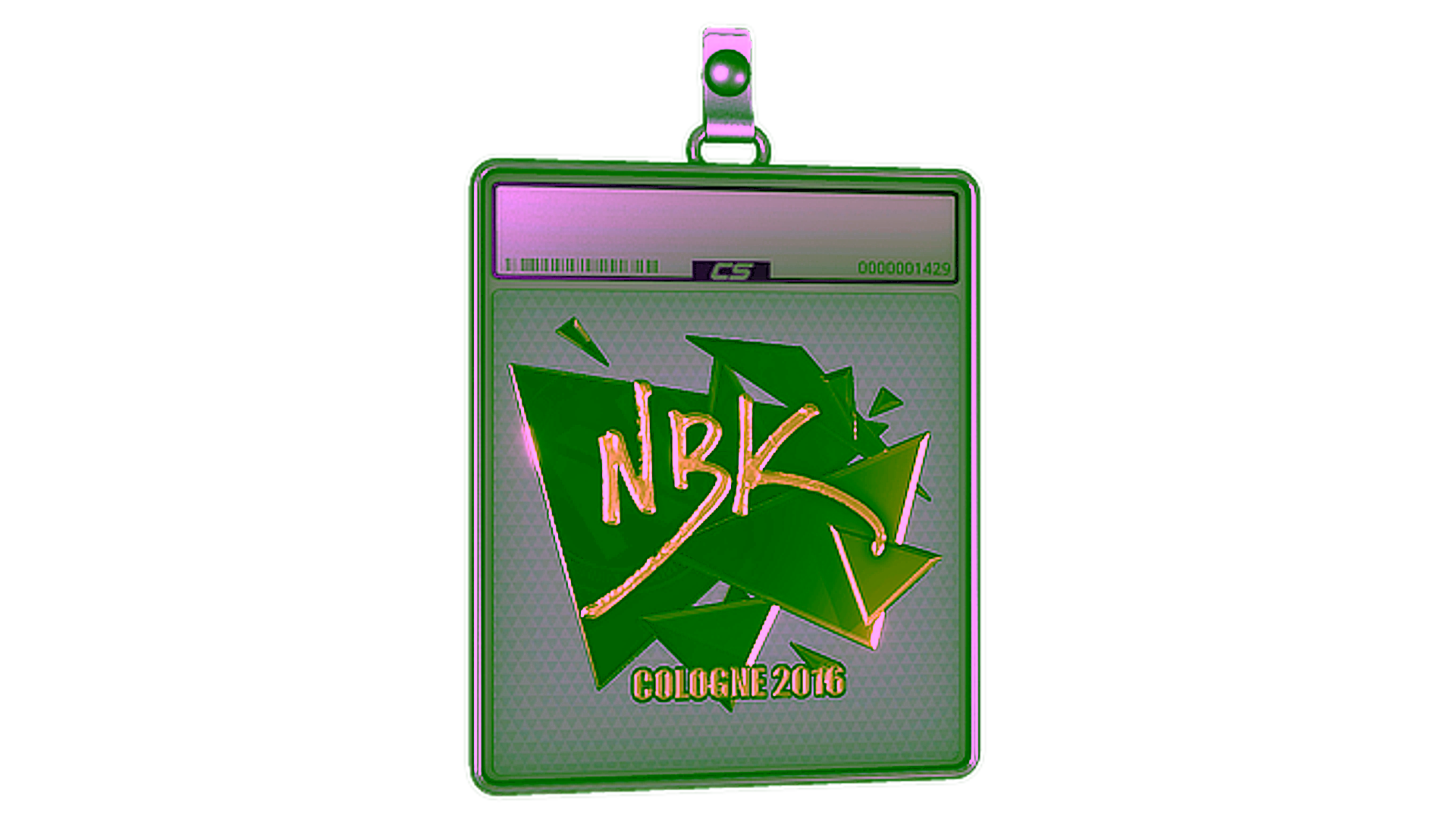 Wyświetl dla Sticker Slab | NBK- (Gold) | Cologne 2016