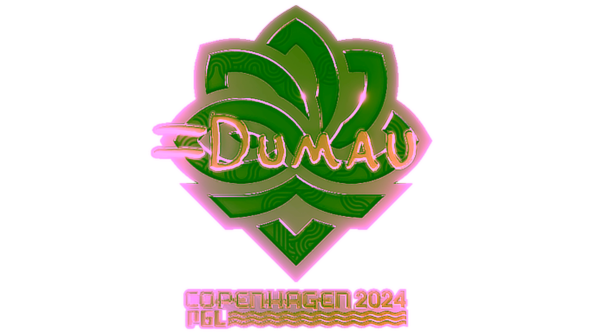 Display for Sticker | dumau (Gold) | Copenhagen 2024