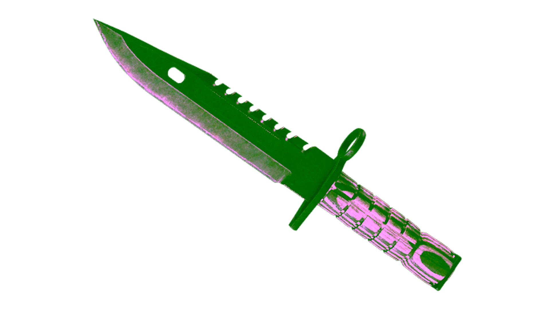 Display for ★ StatTrak™ M9 Bayonet | Black Laminate (Battle-Scarred)