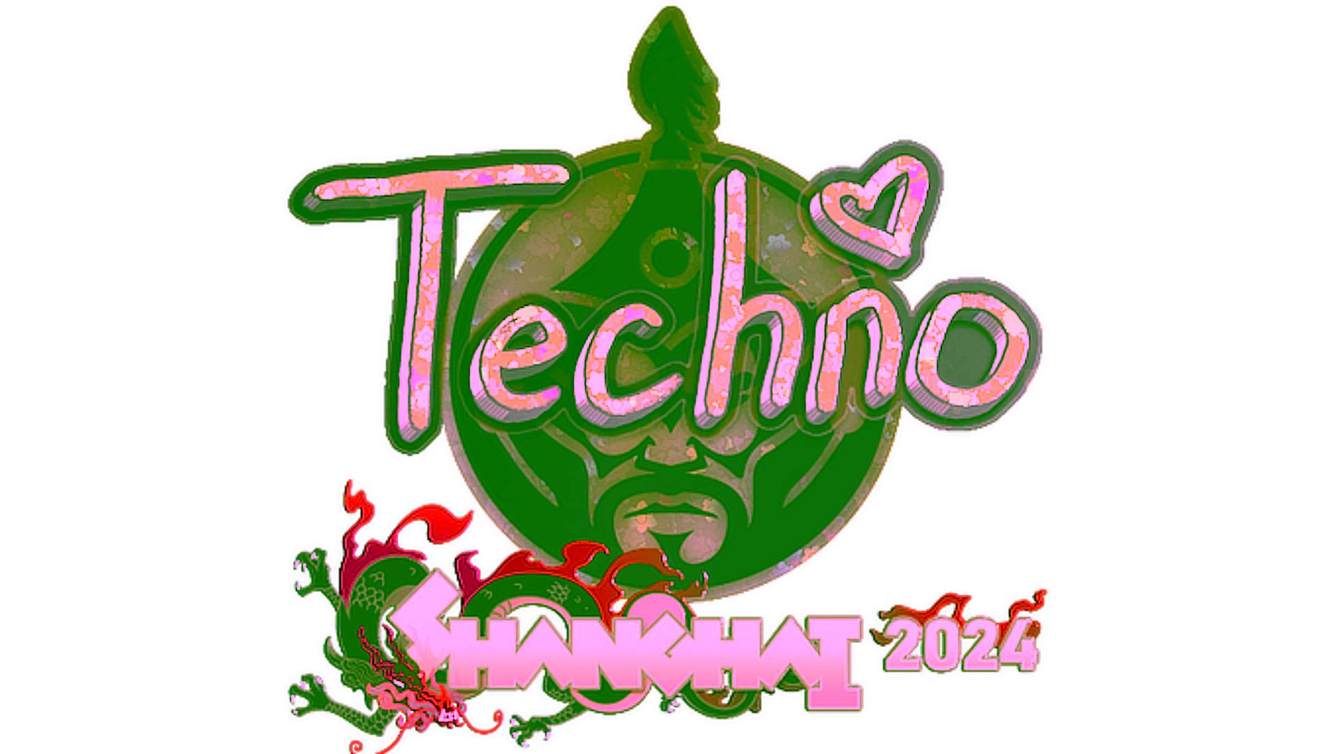 Display for Sticker | Techno4K (Glitter) | Shanghai 2024