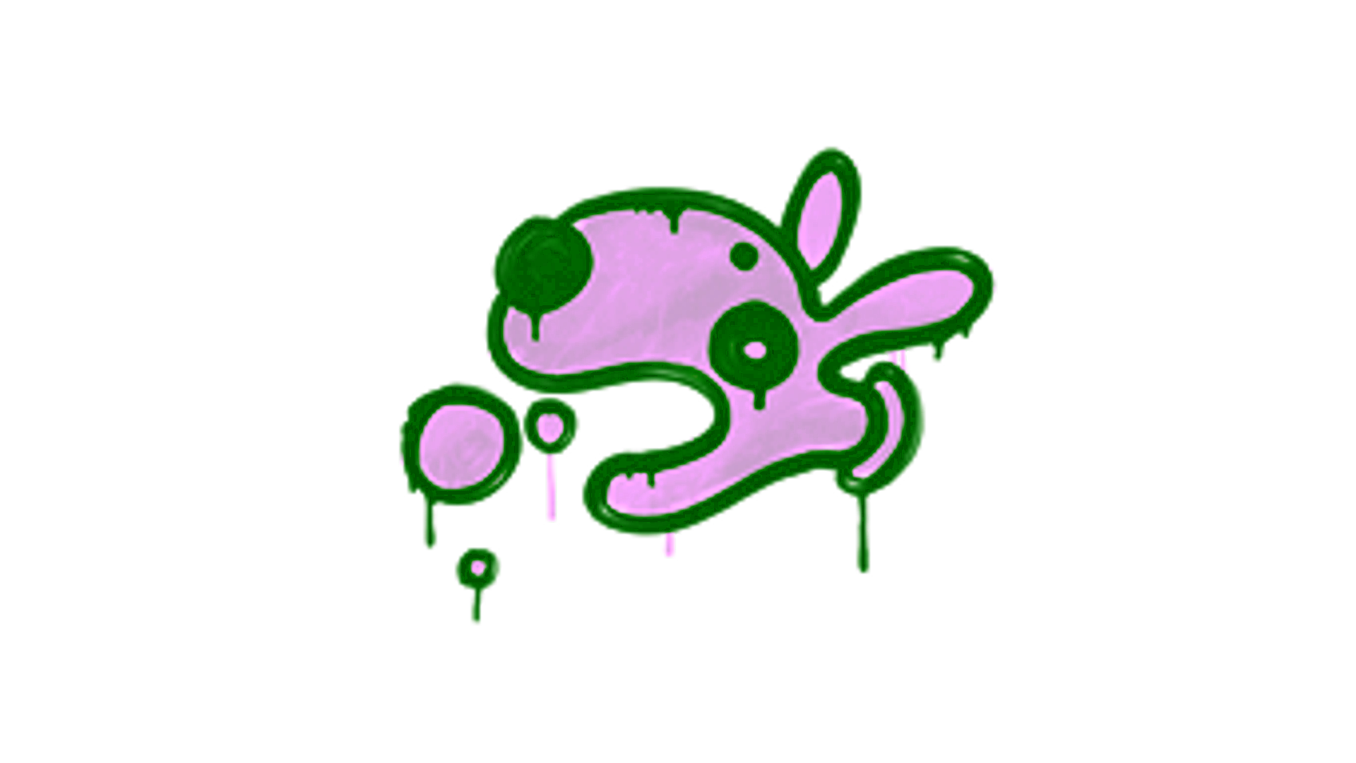 Display for Sealed Graffiti | Popdog (Cash Green)